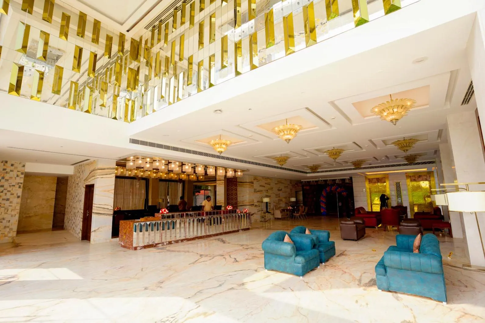 Lobby or reception in KAY-EM Spectra Hotel