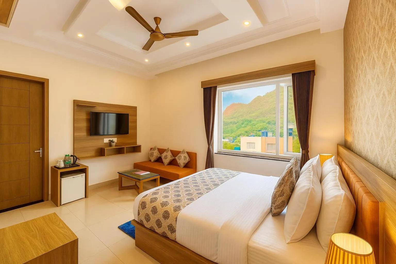 Communal lounge/ TV room, Bed in Arogyadham Wellness Retreat