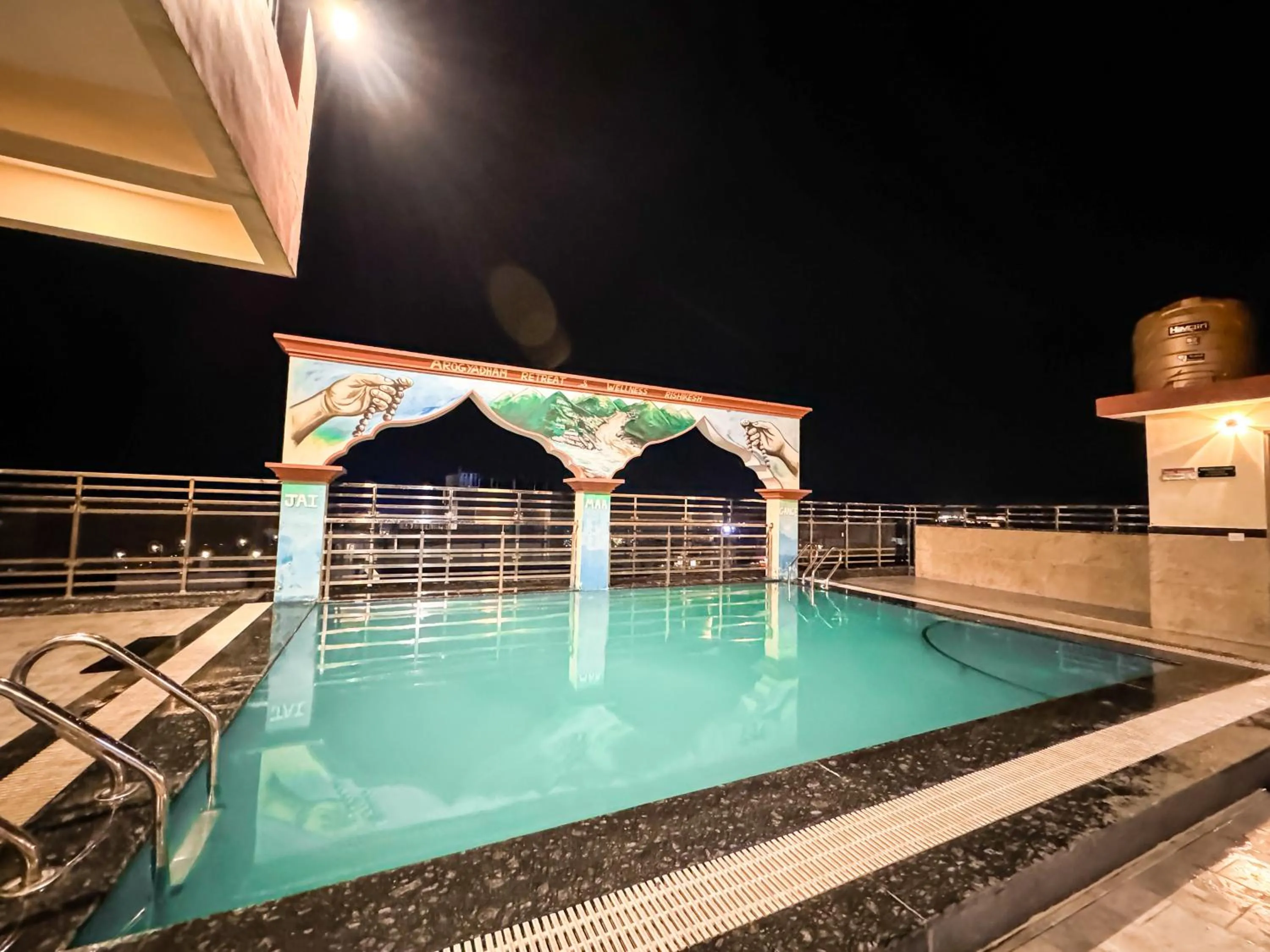 Pool view in Arogyadham Wellness Retreat