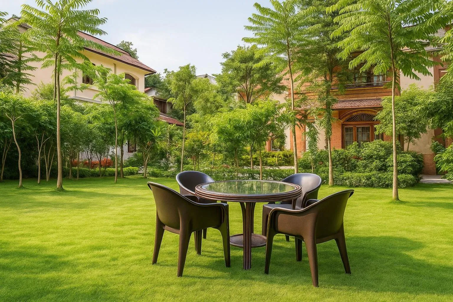 Patio in Arogyadham Wellness Retreat