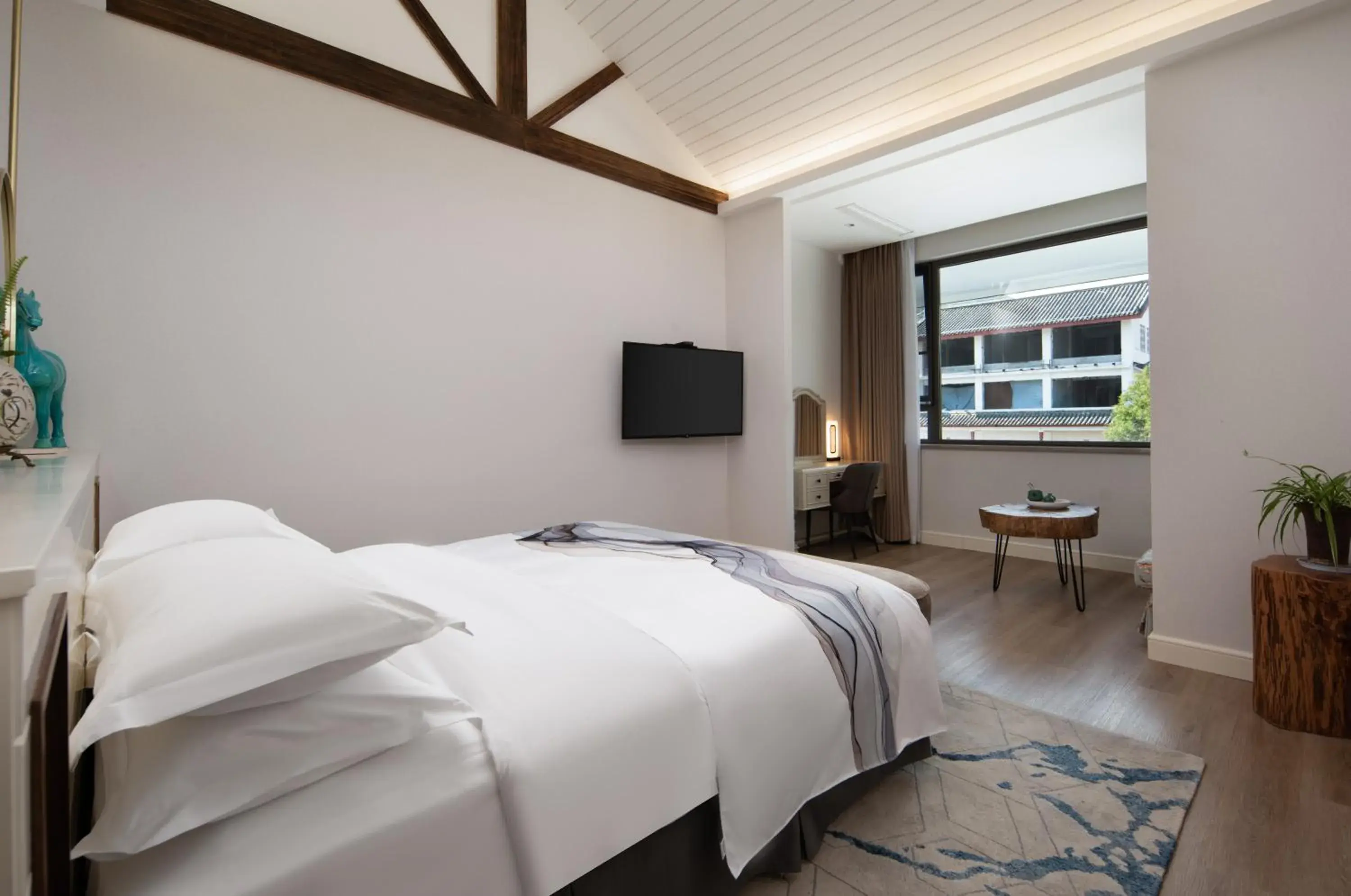 Bed in Huama SSAW Hotel Lijiang Bed in Huama SSAW Hotel Lijiang