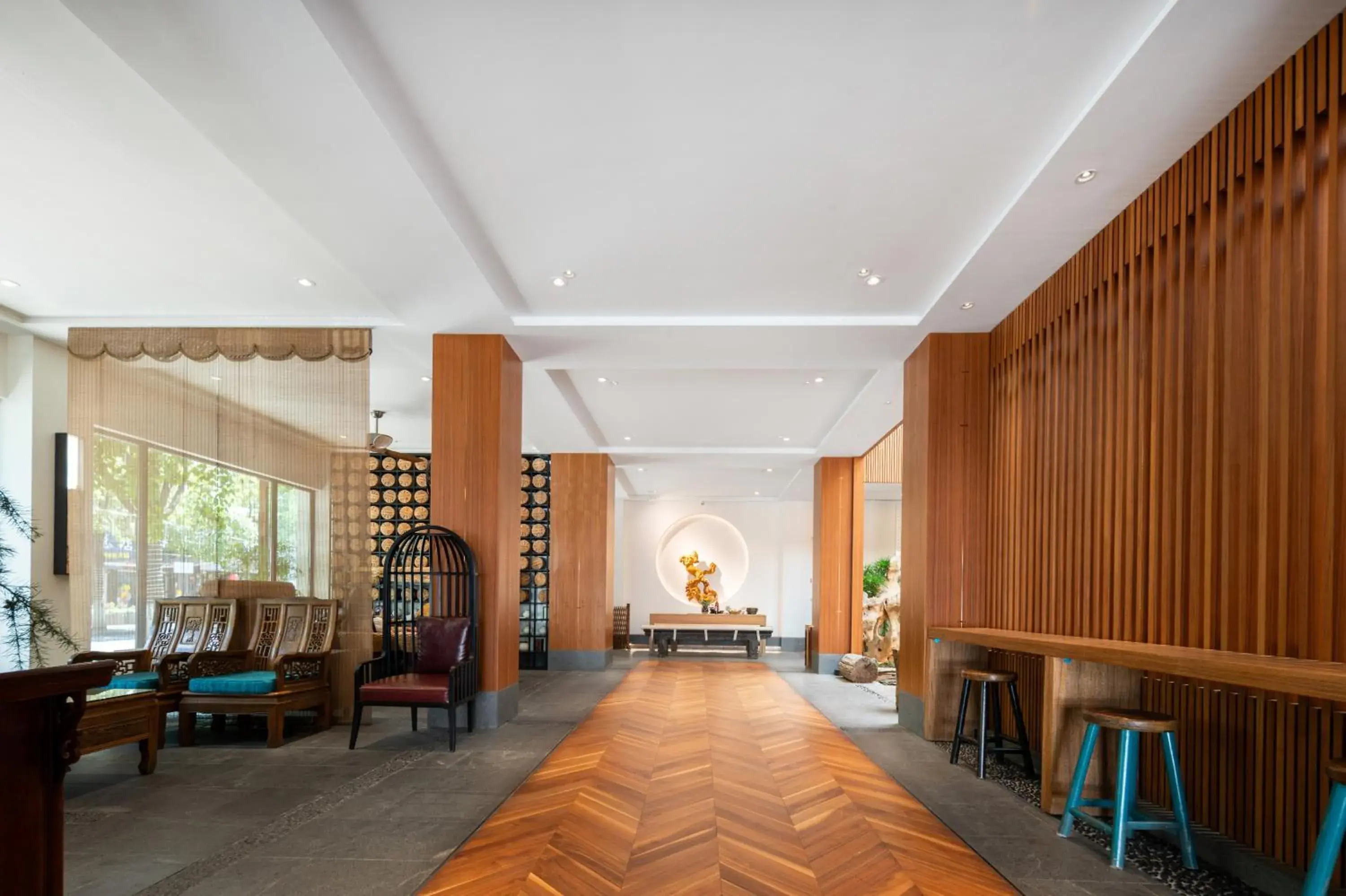 Lobby or reception in Huama SSAW Hotel Lijiang Lobby or reception in Huama SSAW Hotel Lijiang