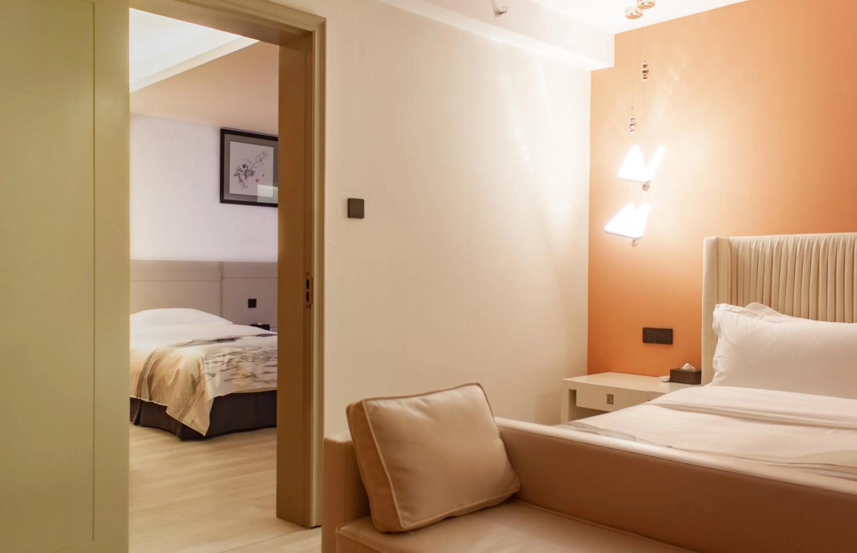 Bed in Huama SSAW Hotel Lijiang