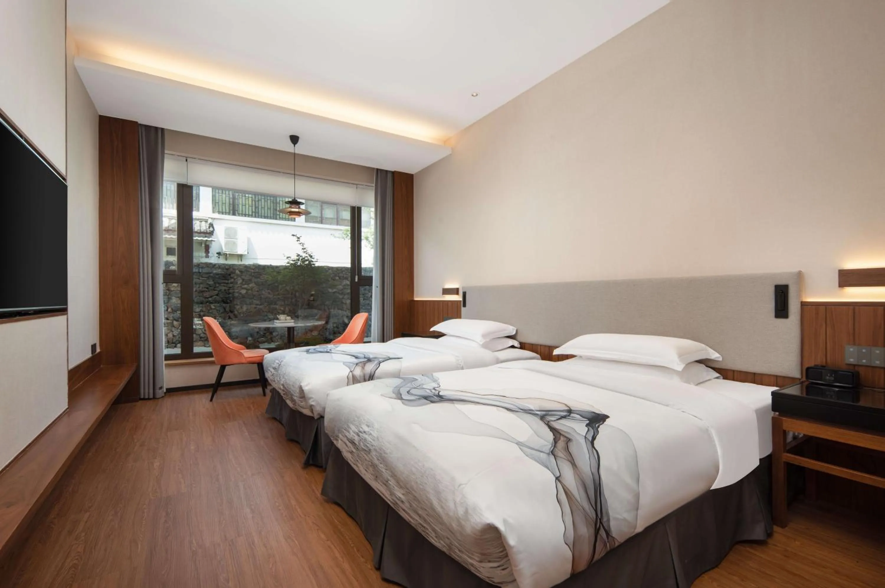 Bed in Huama SSAW Hotel Lijiang