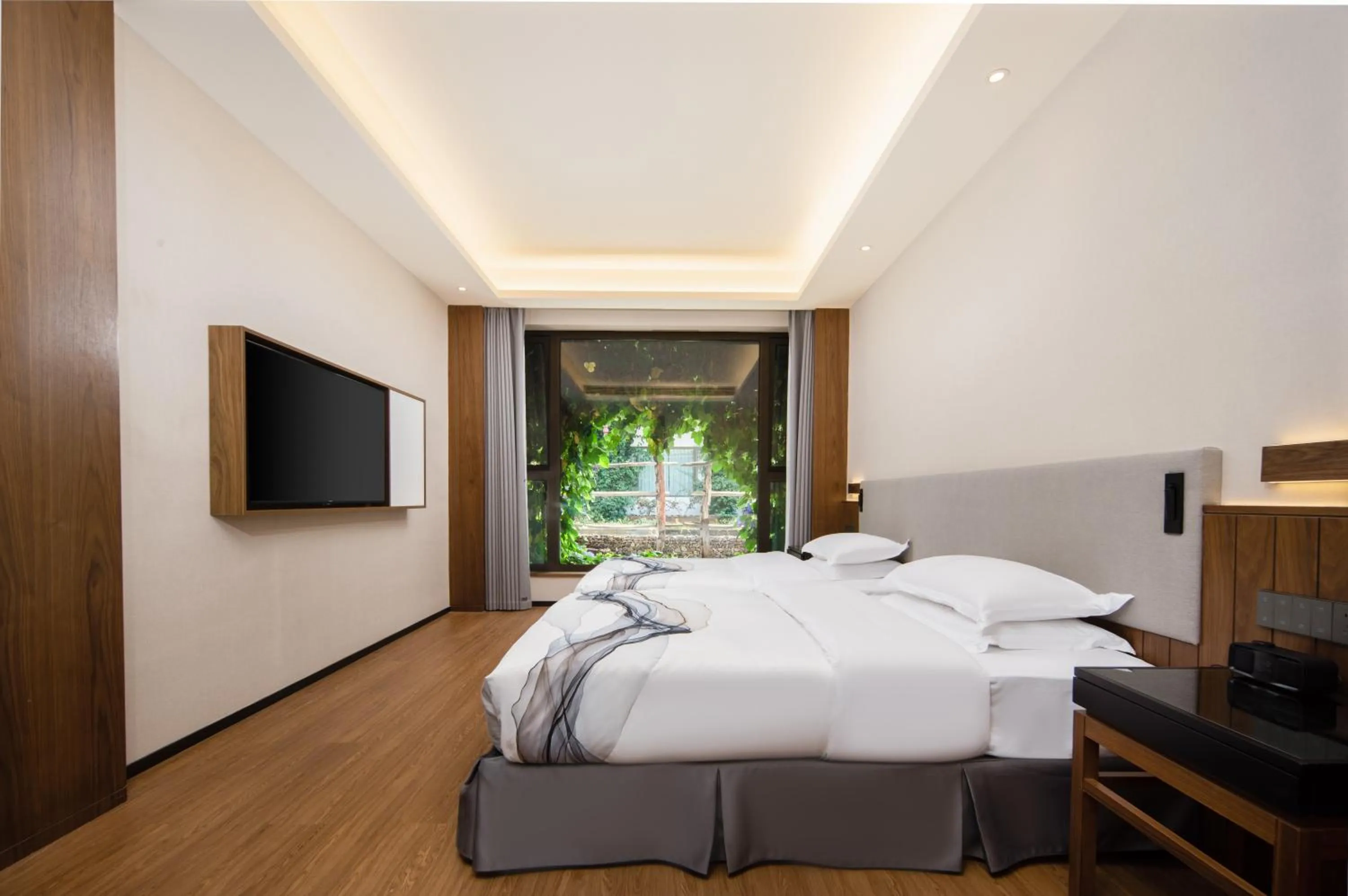 Bed in Huama SSAW Hotel Lijiang