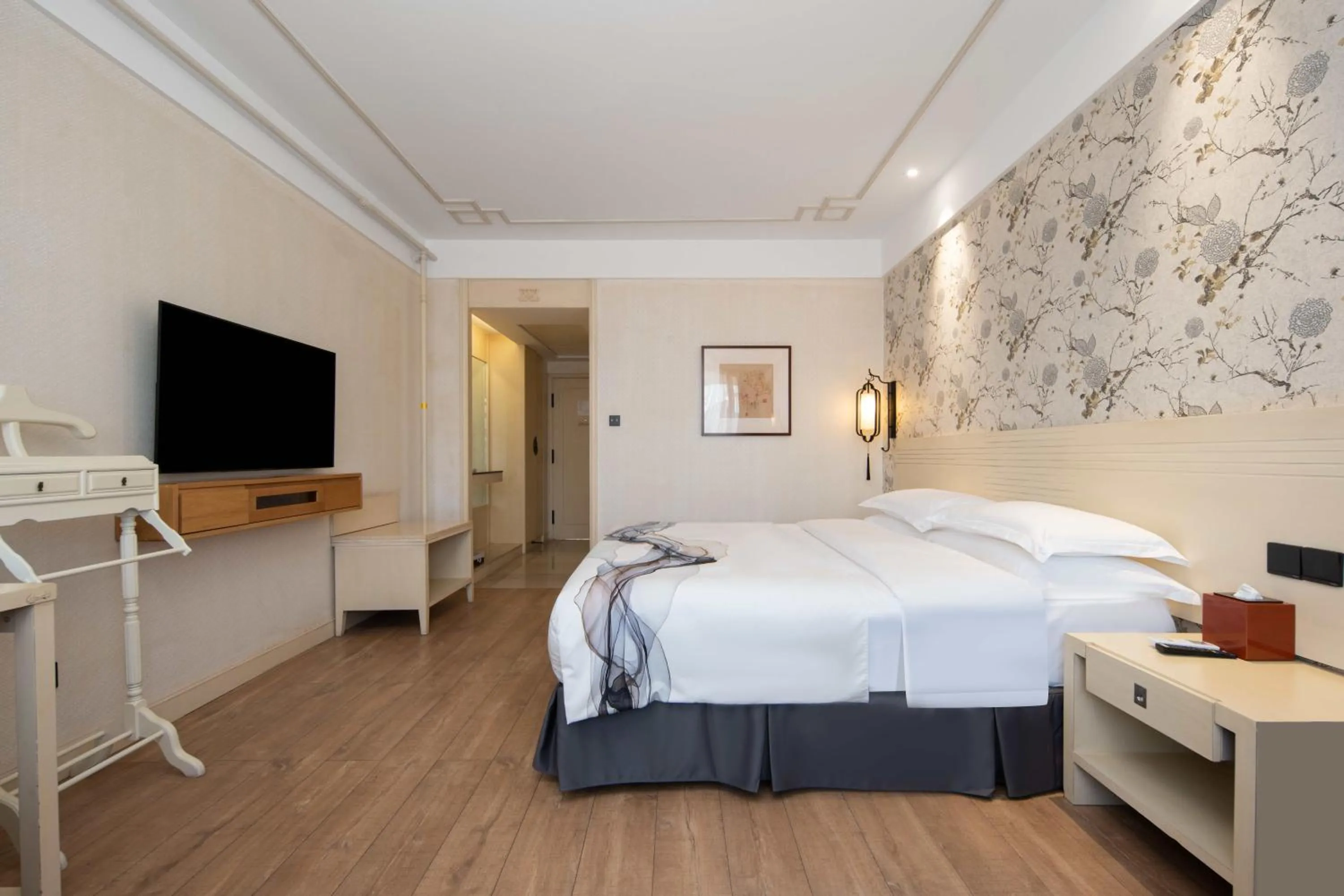 Bed in Huama SSAW Hotel Lijiang