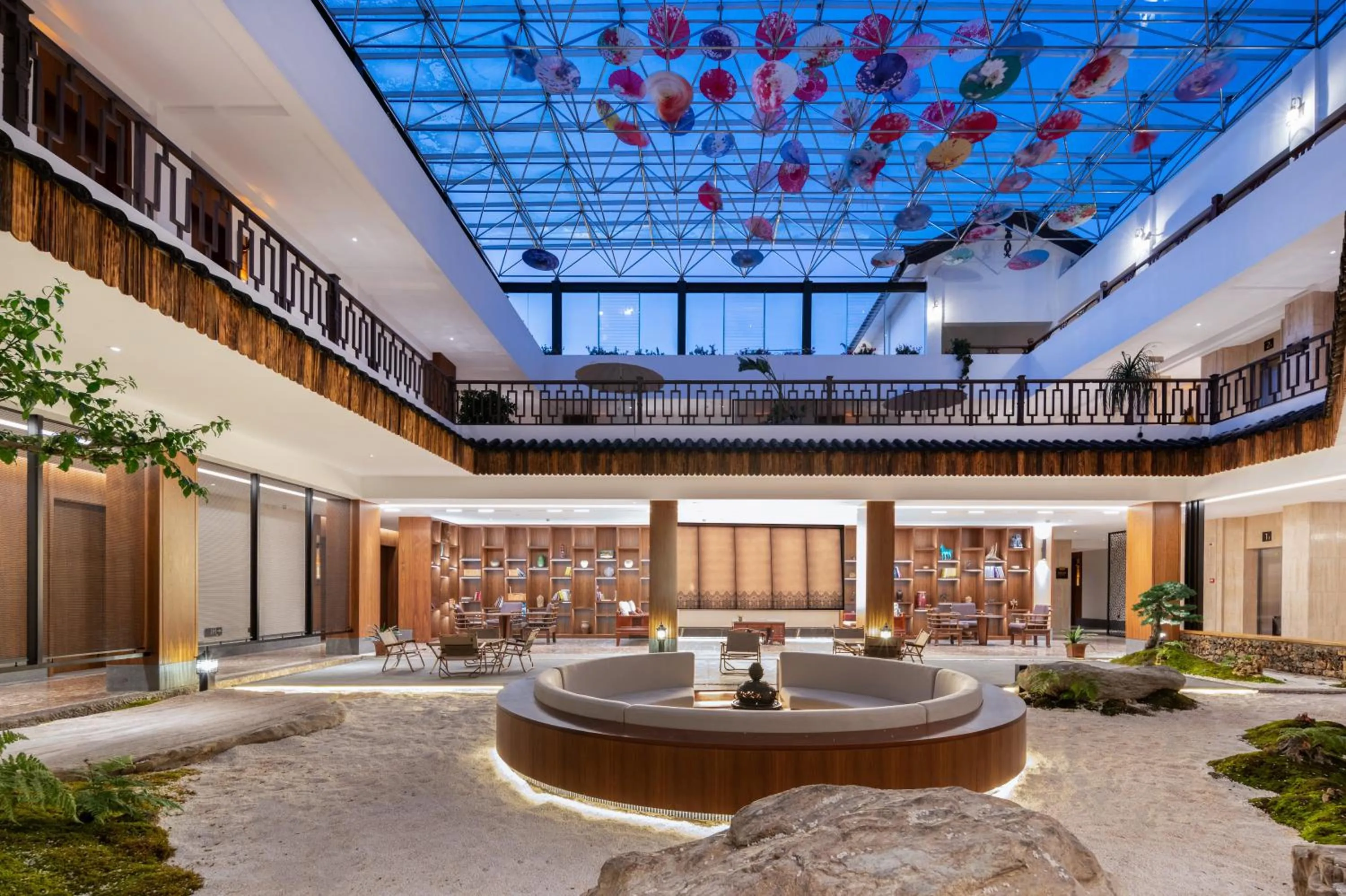 Garden view in Huama SSAW Hotel Lijiang