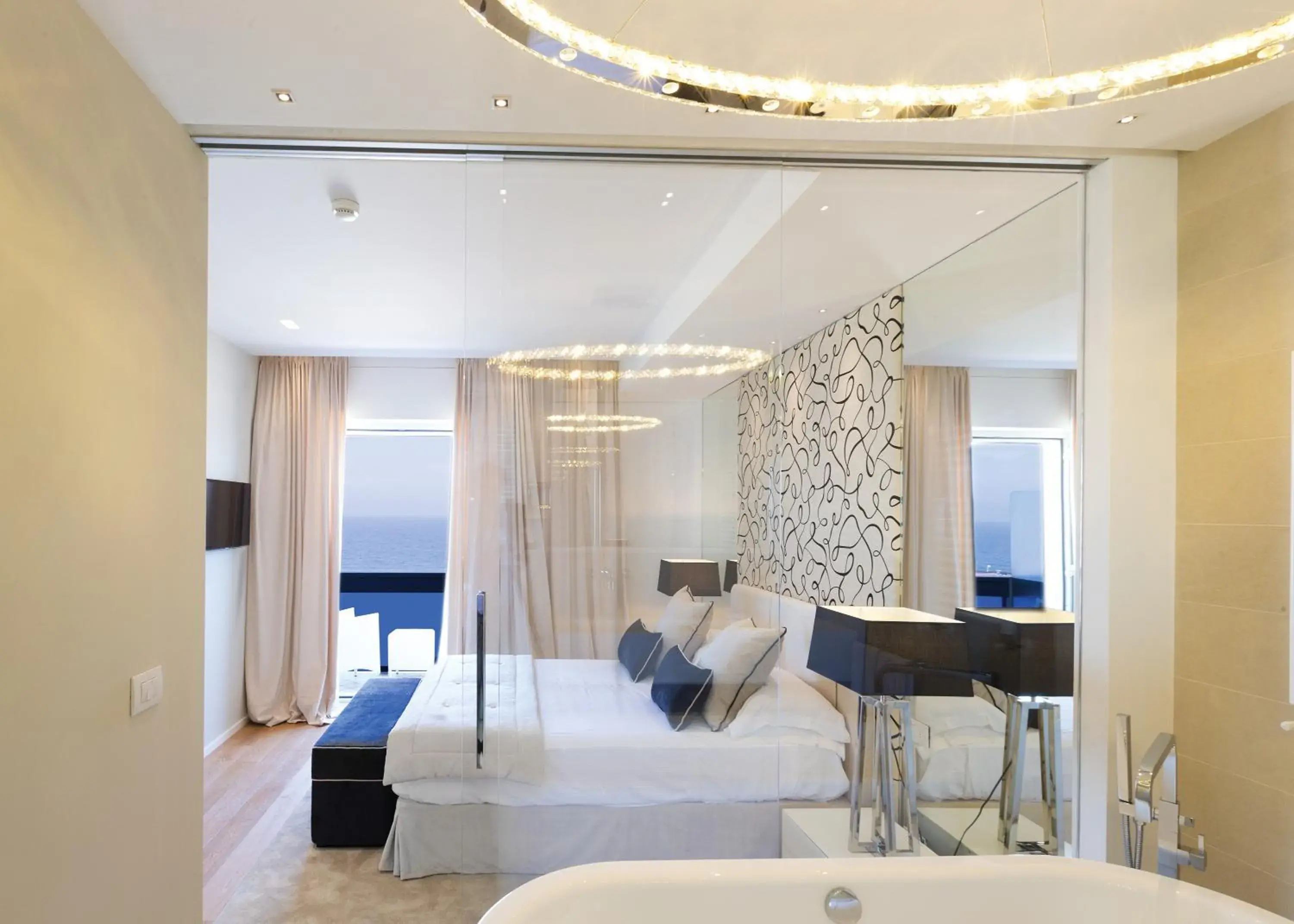 Photo of the whole room, Bed in Hotel Lungomare Photo of the whole room, Bed in Hotel Lungomare