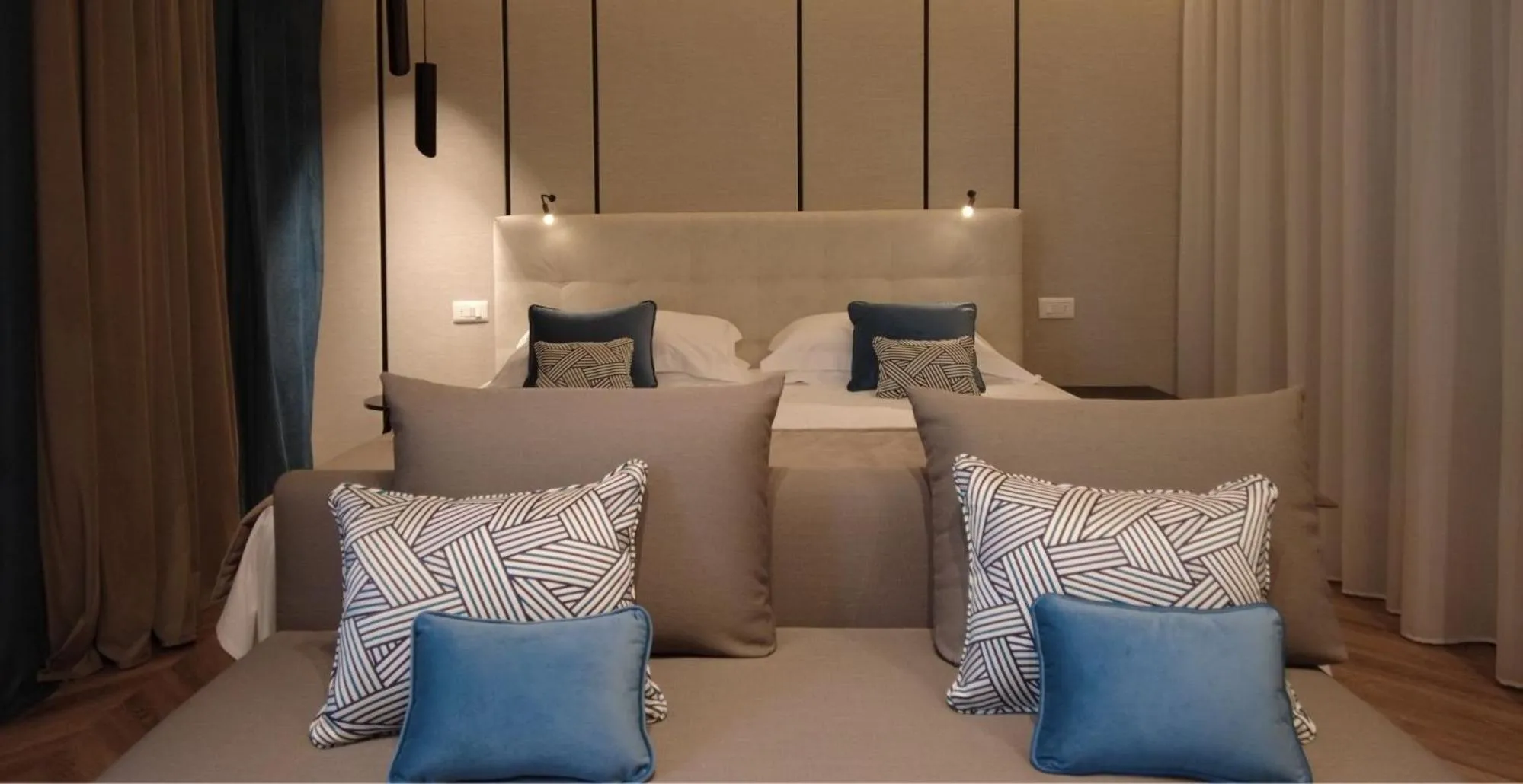 Bedroom, Bed in Hotel Lungomare