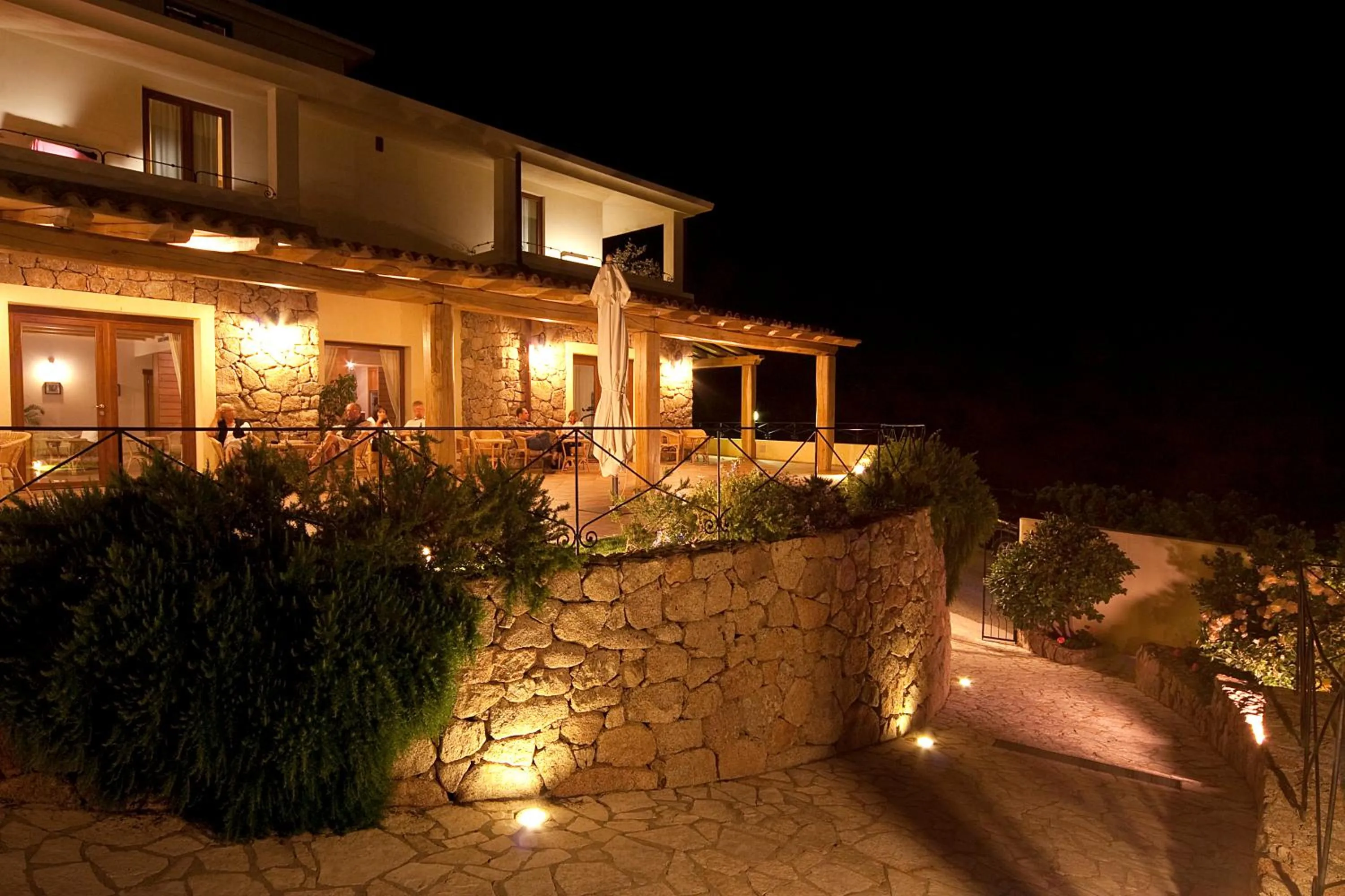 Facade/entrance in Hotel Villa Gustui Maris