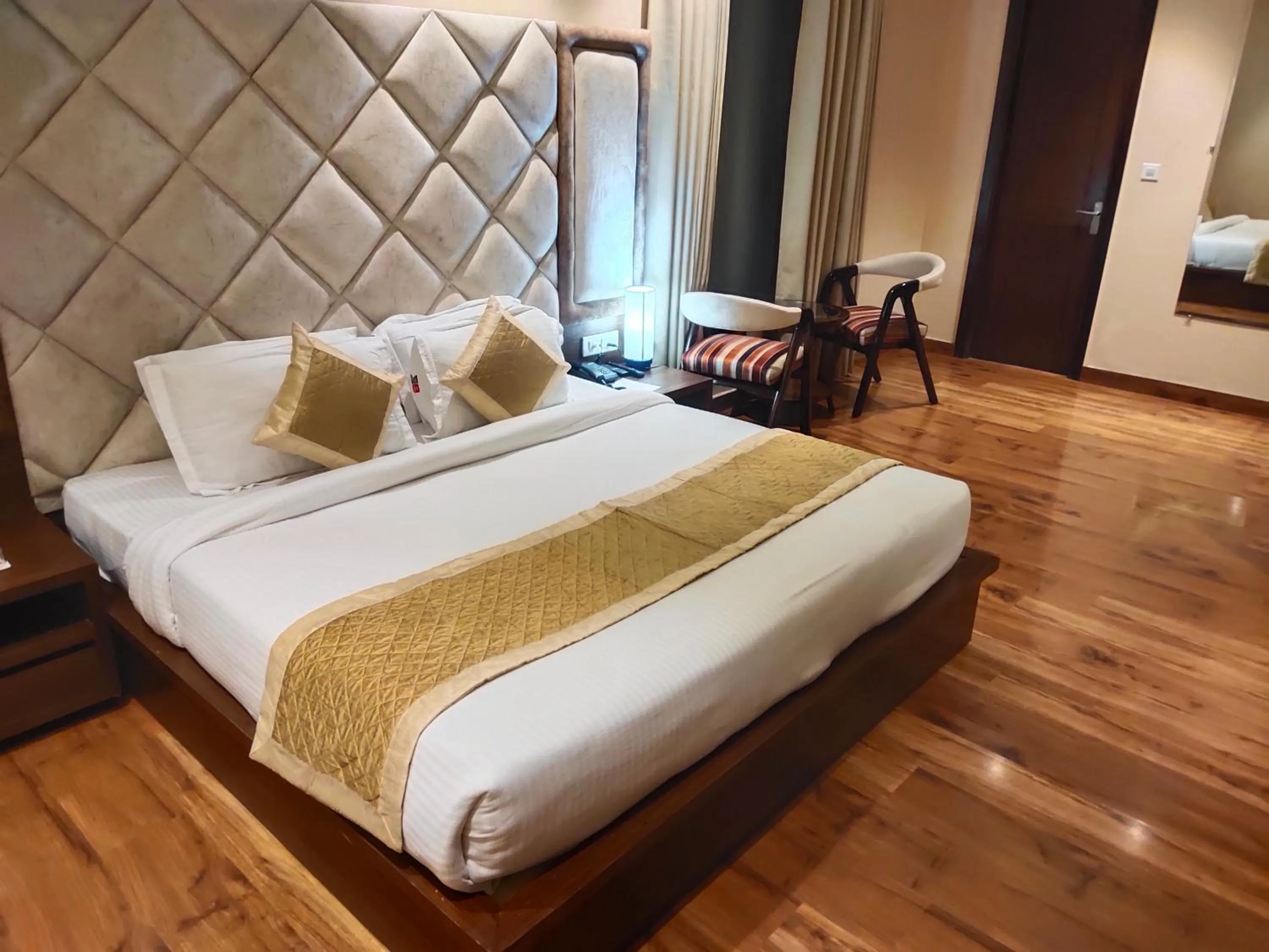 Bed in Mastiff Hotel, Dalhousie