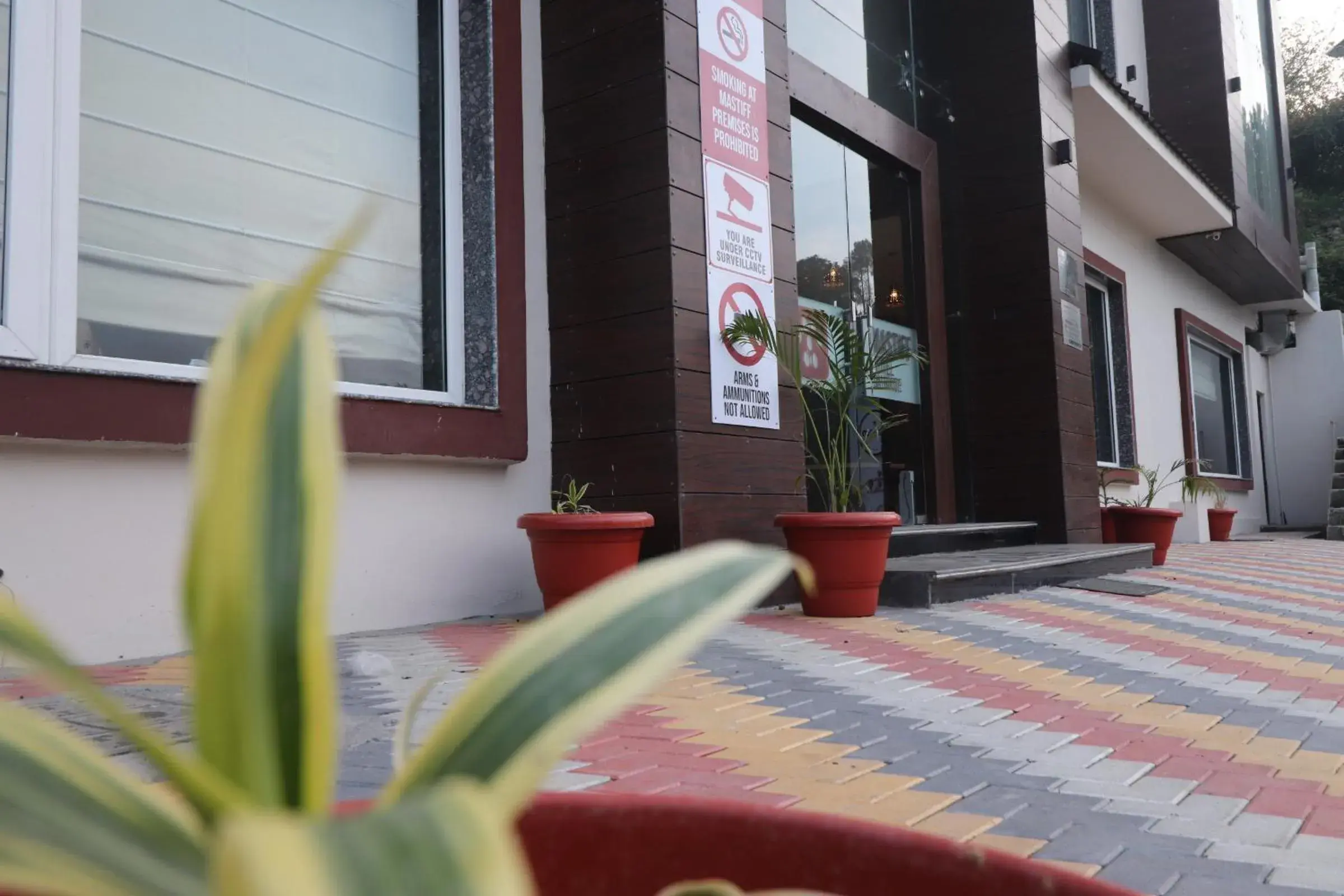 Facade/entrance in Mastiff Hotel, Dalhousie Facade/entrance in Mastiff Hotel, Dalhousie