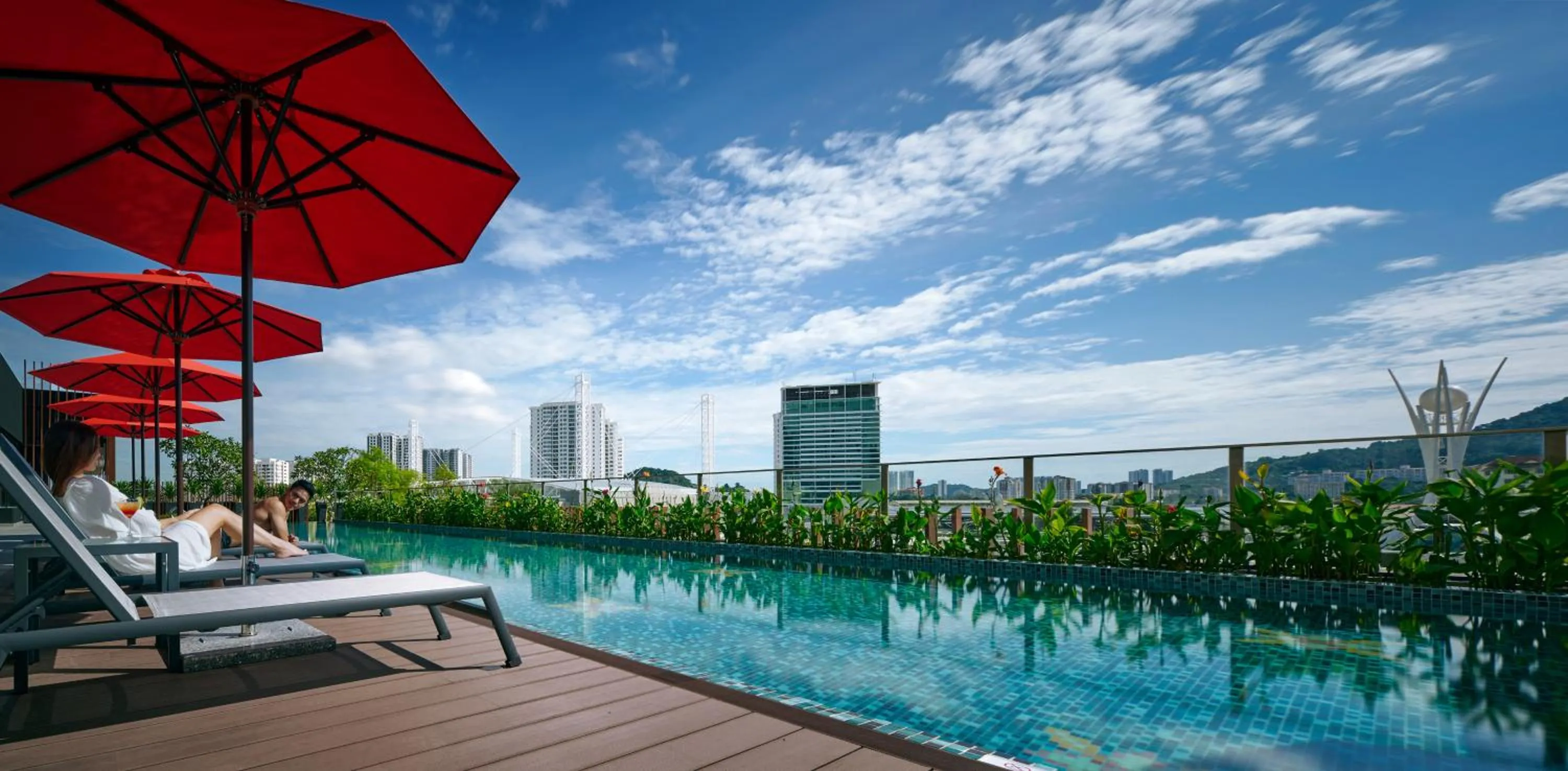 Swimming pool in Amari SPICE Penang
