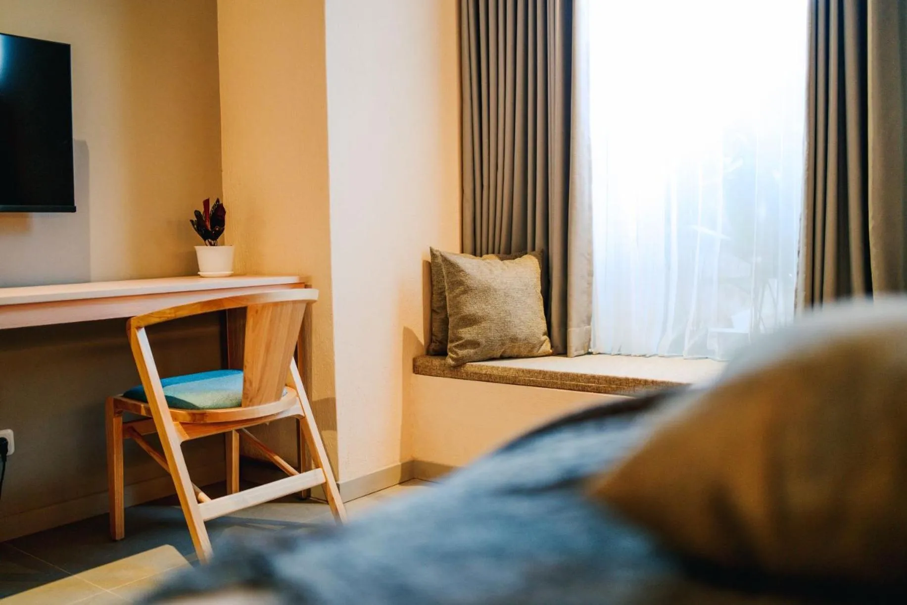 Seating area in Tanaga CoLiving