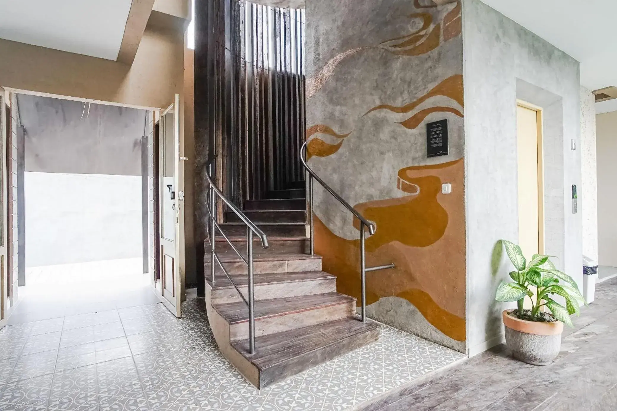 Facade/entrance in Tanaga CoLiving Facade/entrance in Tanaga CoLiving