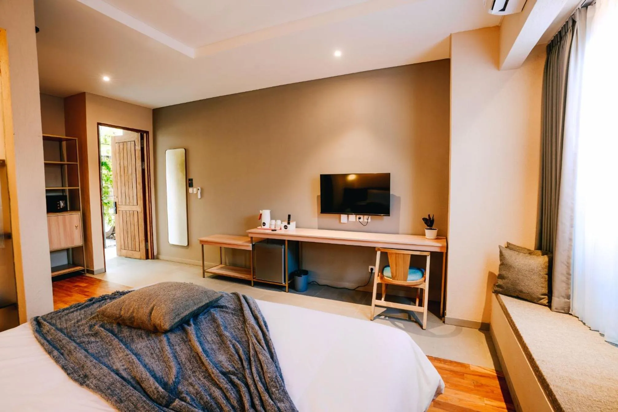 Photo of the whole room, Bed in Tanaga CoLiving