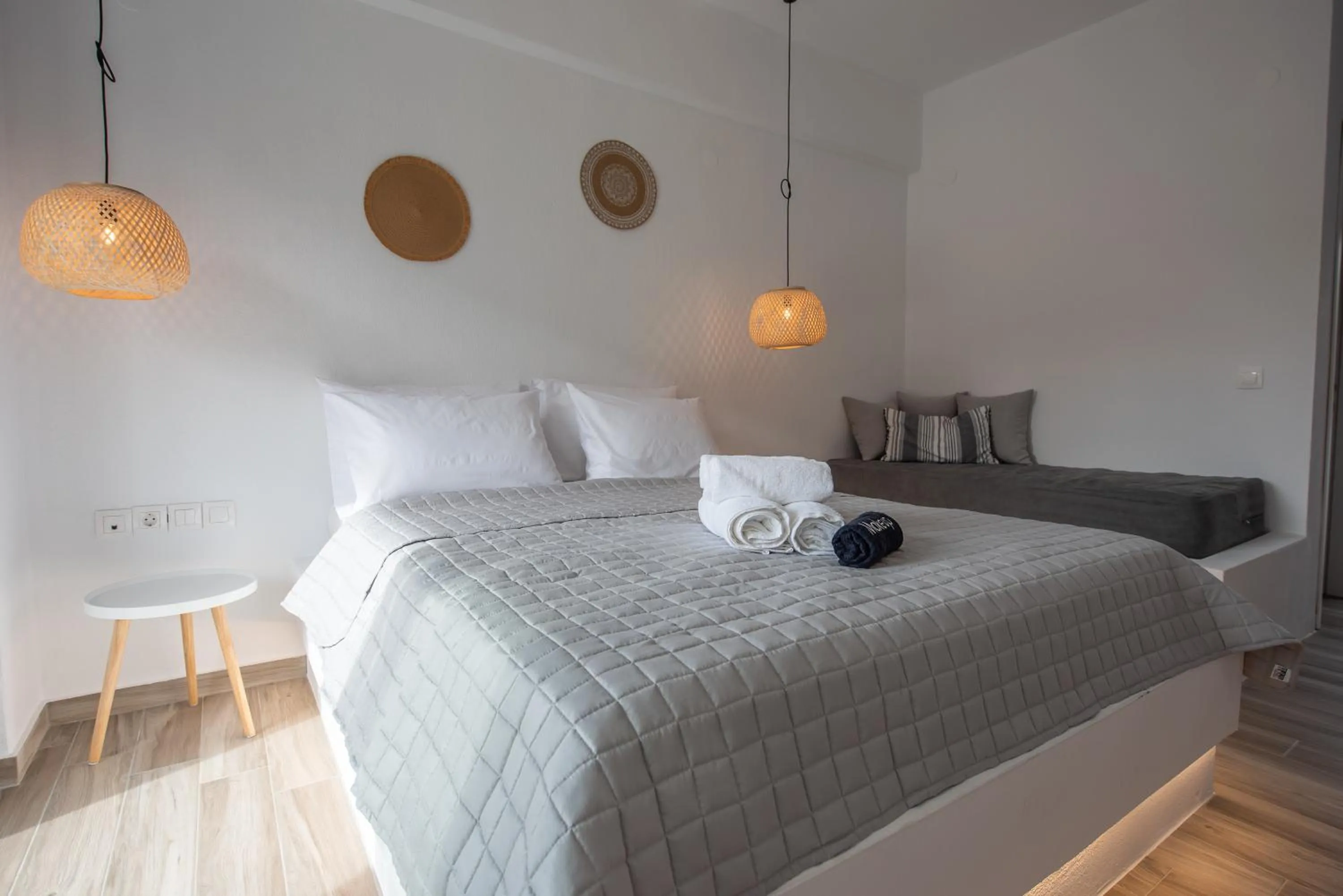 Bed in Alios Gaia - Seaside Apartments