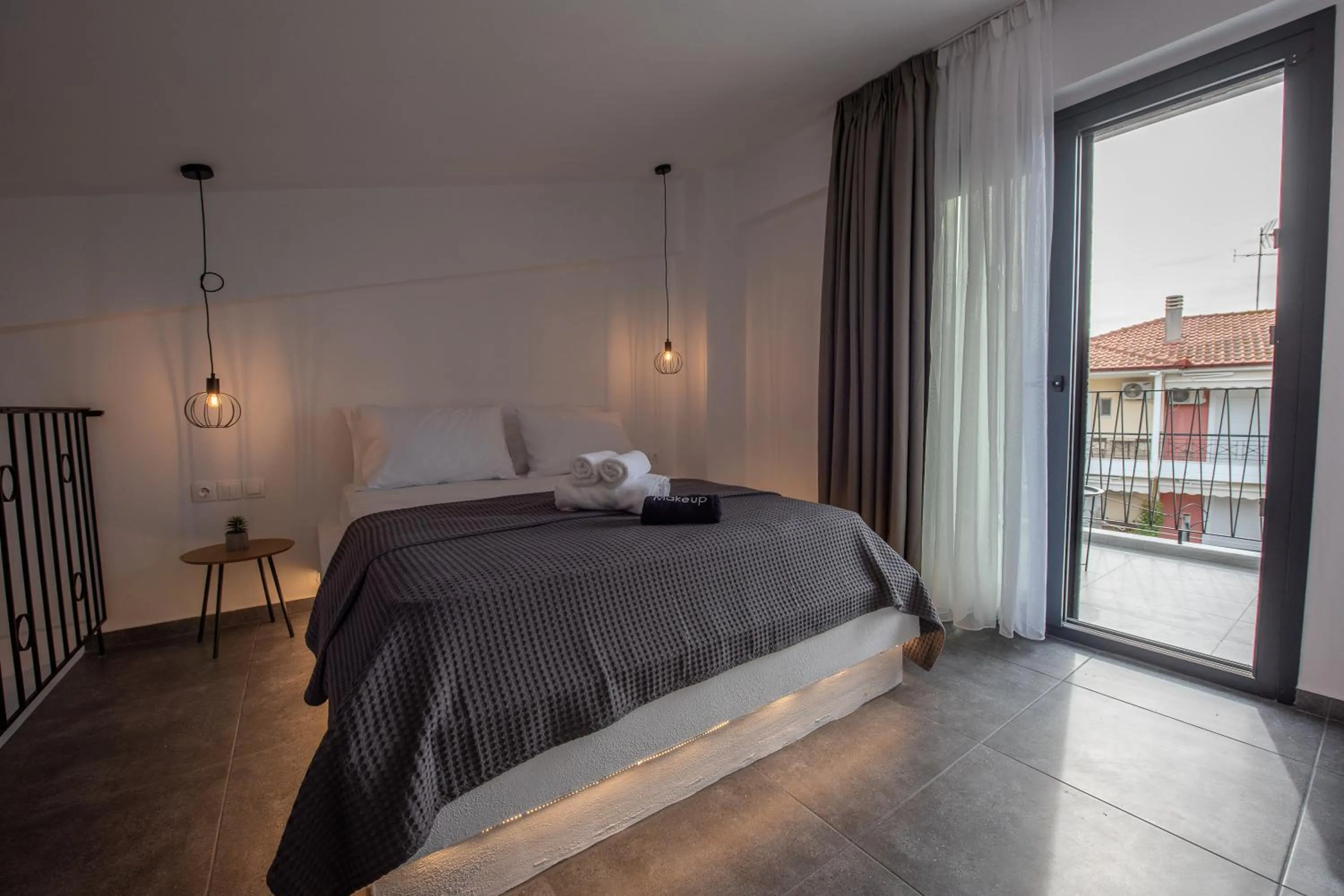 Bed in Alios Gaia - Seaside Apartments