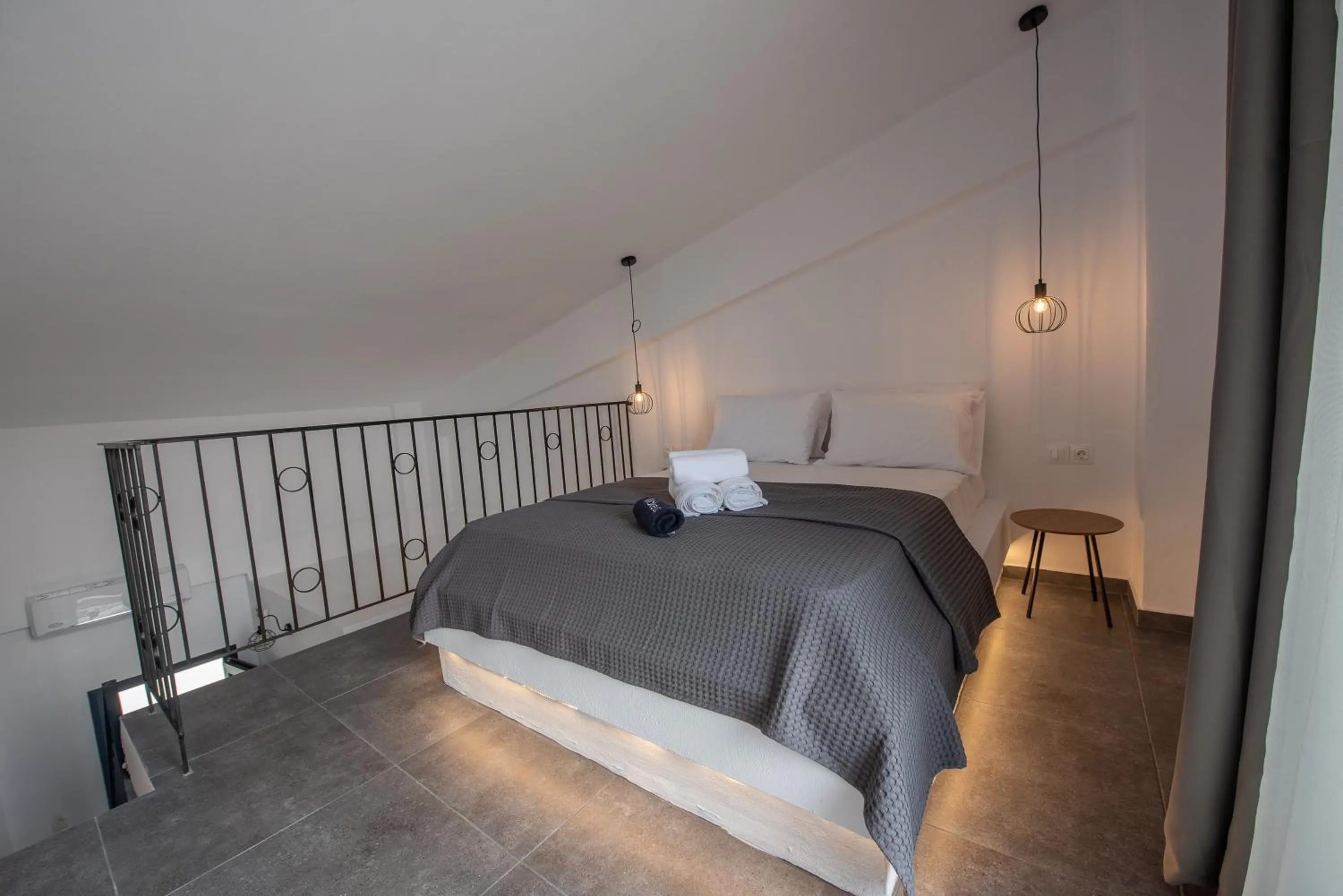 Bed in Alios Gaia - Seaside Apartments