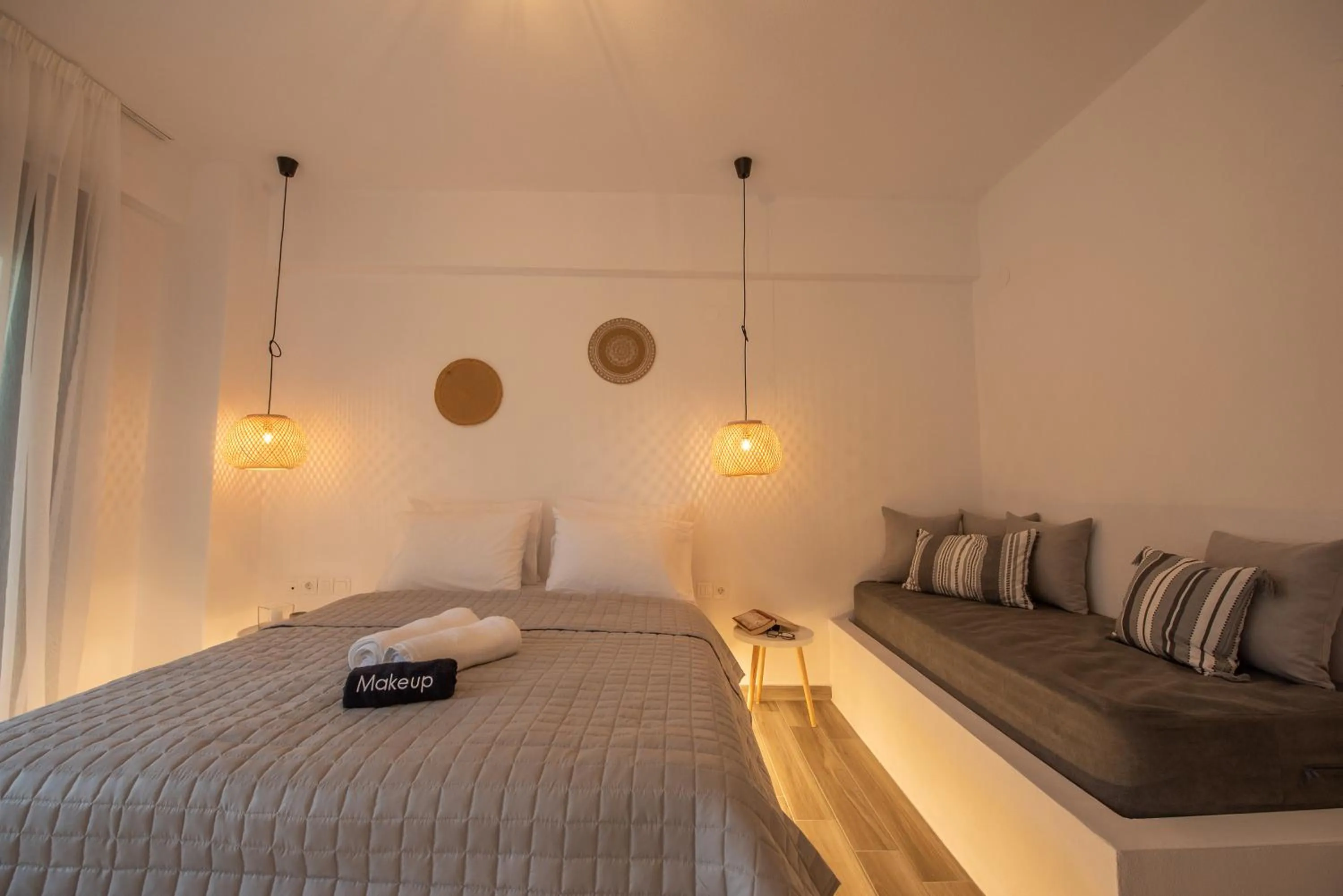 Bed in Alios Gaia - Seaside Apartments