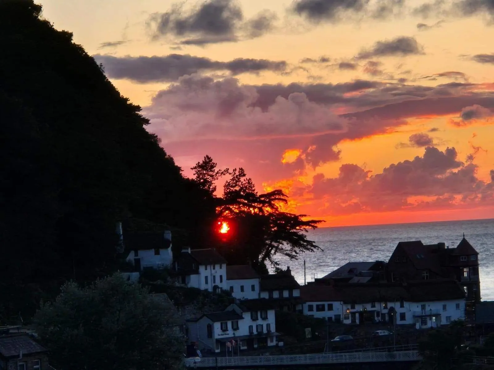 Sea view in East Lyn House