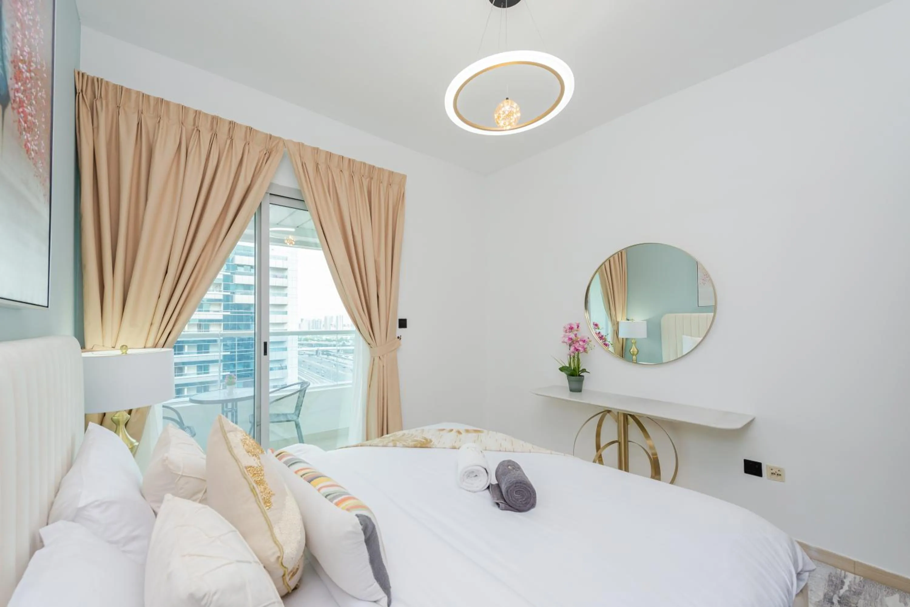 Bedroom, Bed in Marco Polo - Find your calm escape in Dubai Marina
