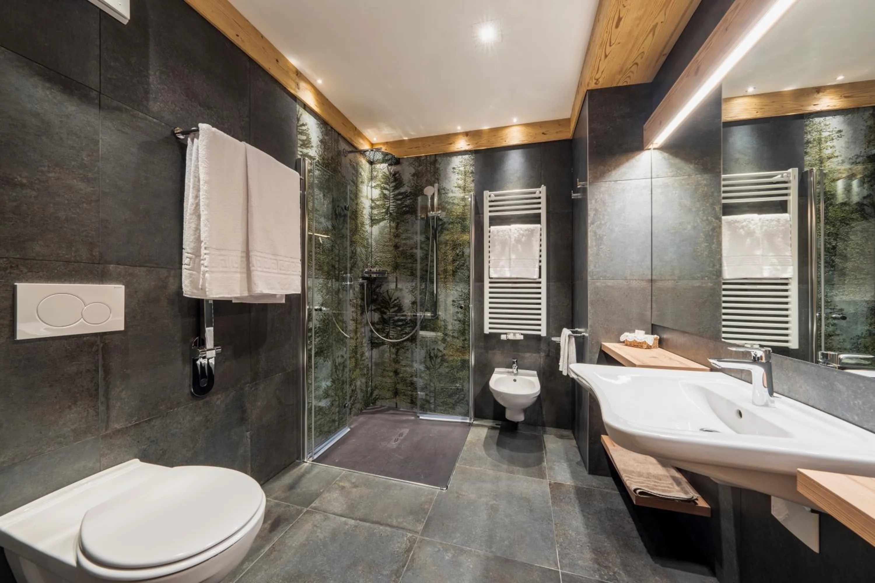 Shower in Hotel Columbia & Spa