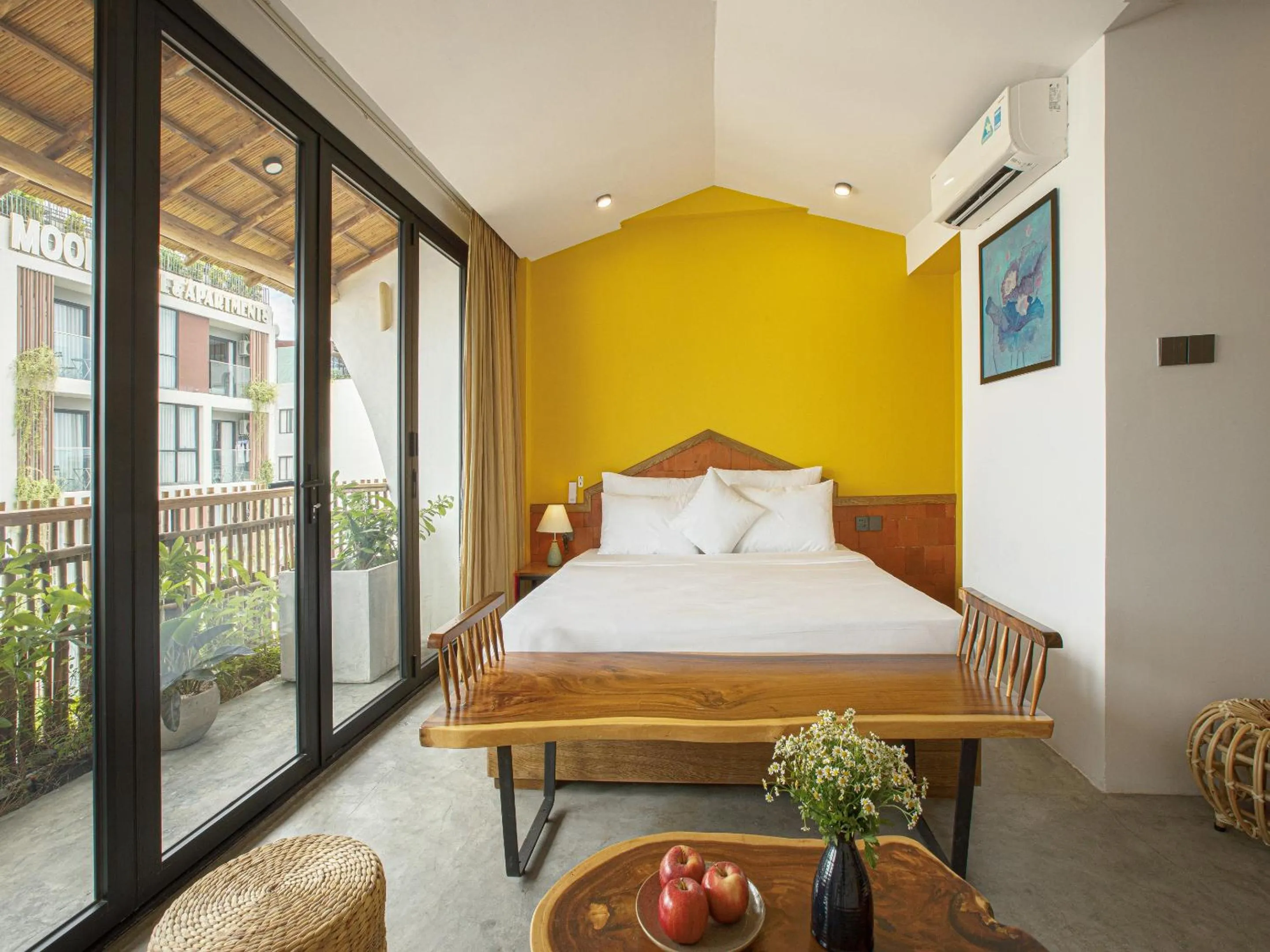 Balcony/Terrace, Bed in TA Danang Boutique Hotel