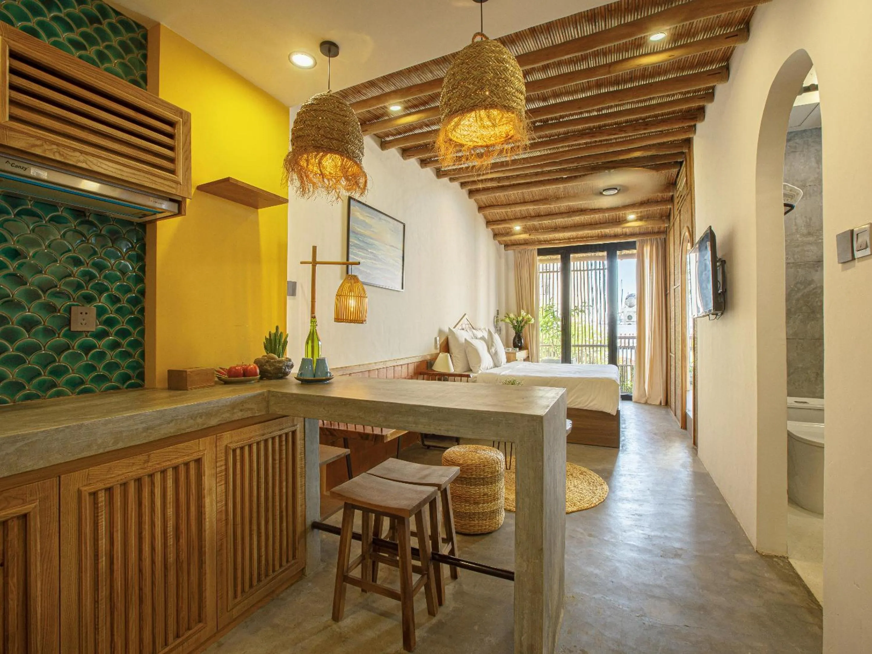 Kitchen or kitchenette in TA Danang Boutique Hotel