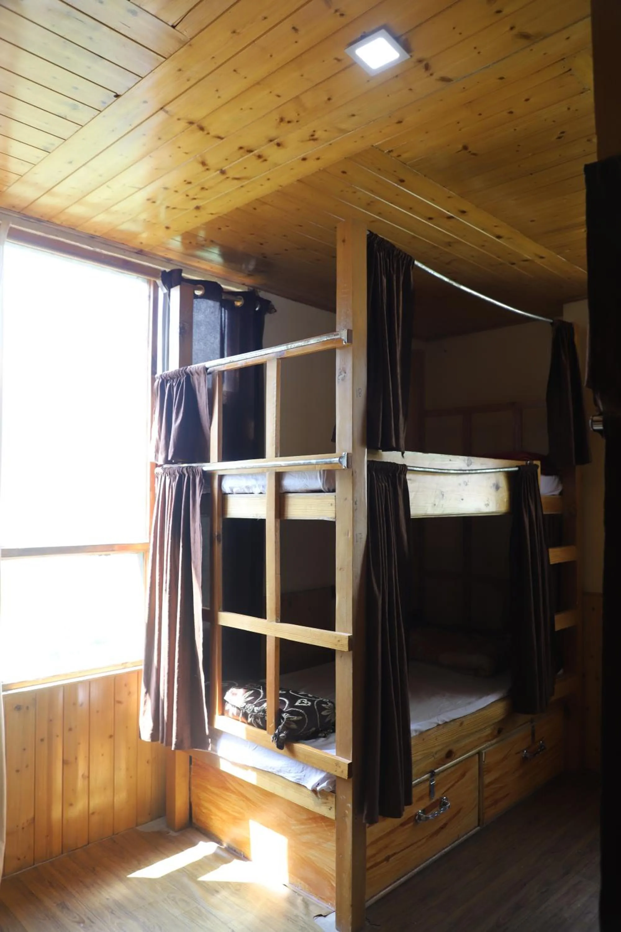 bunk bed, Bed in indian backpackers hostel