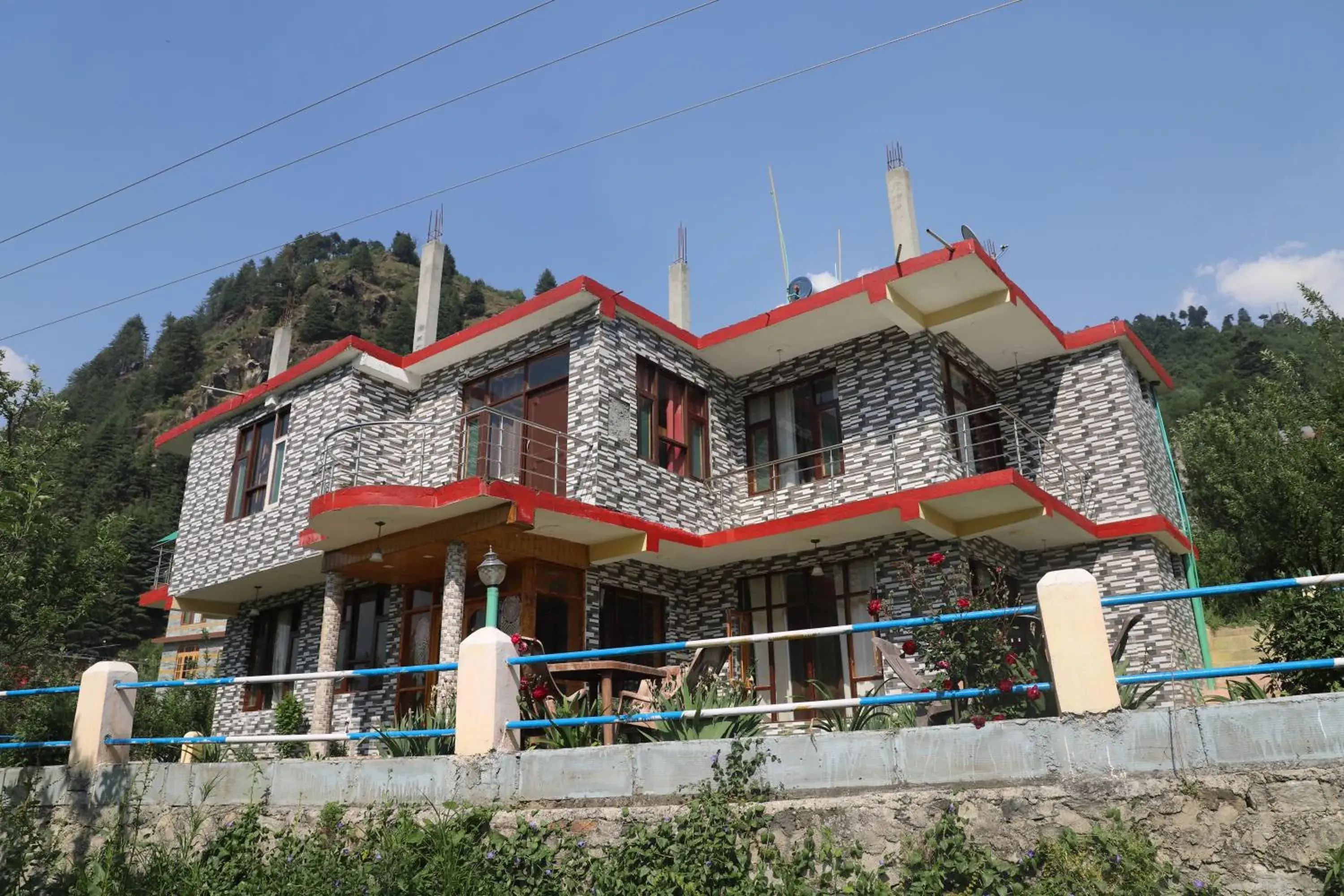 Property building in indian backpackers hostel Property building in indian backpackers hostel