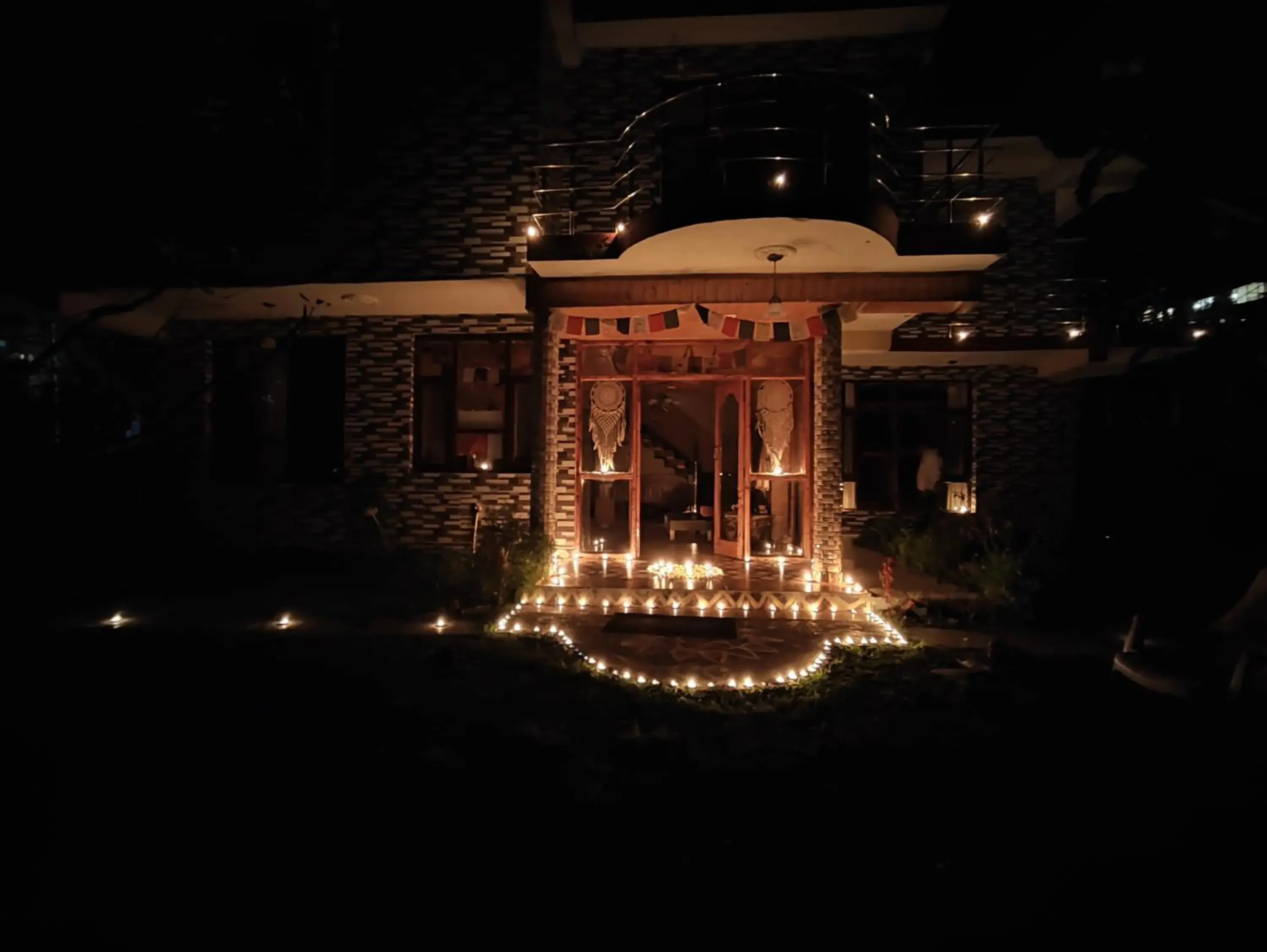 Property building in indian backpackers hostel Property building in indian backpackers hostel