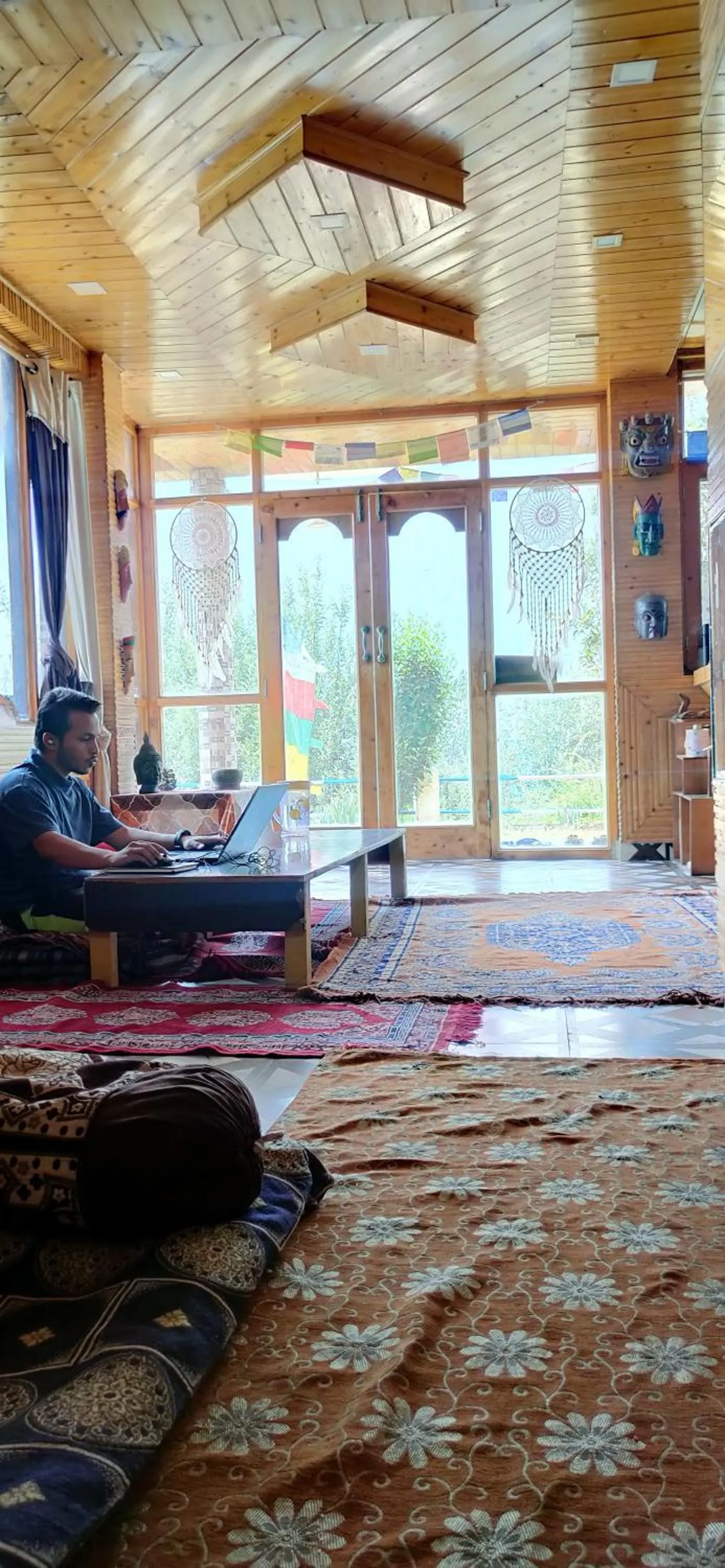 Property building in indian backpackers hostel