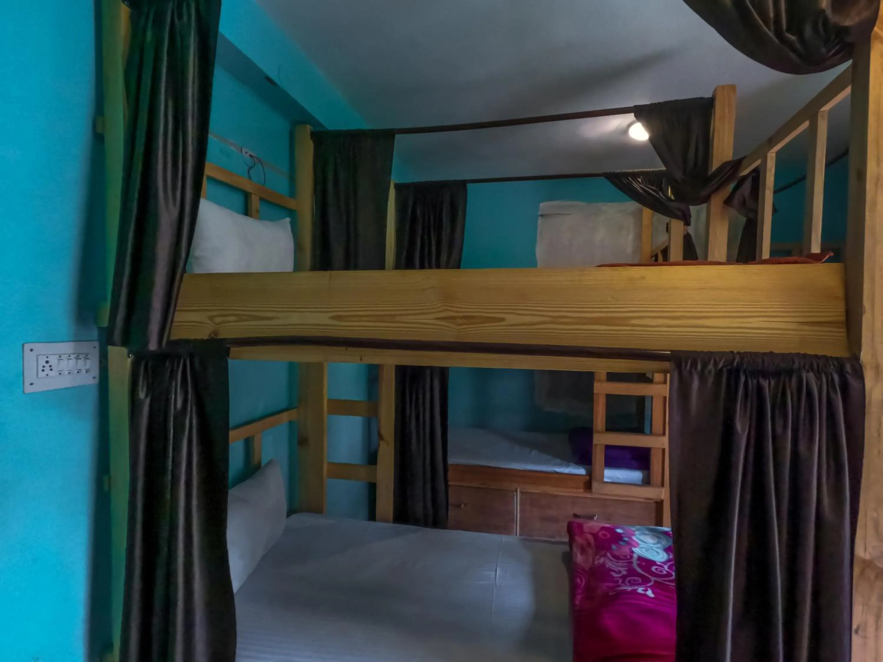 Bed in indian backpackers hostel
