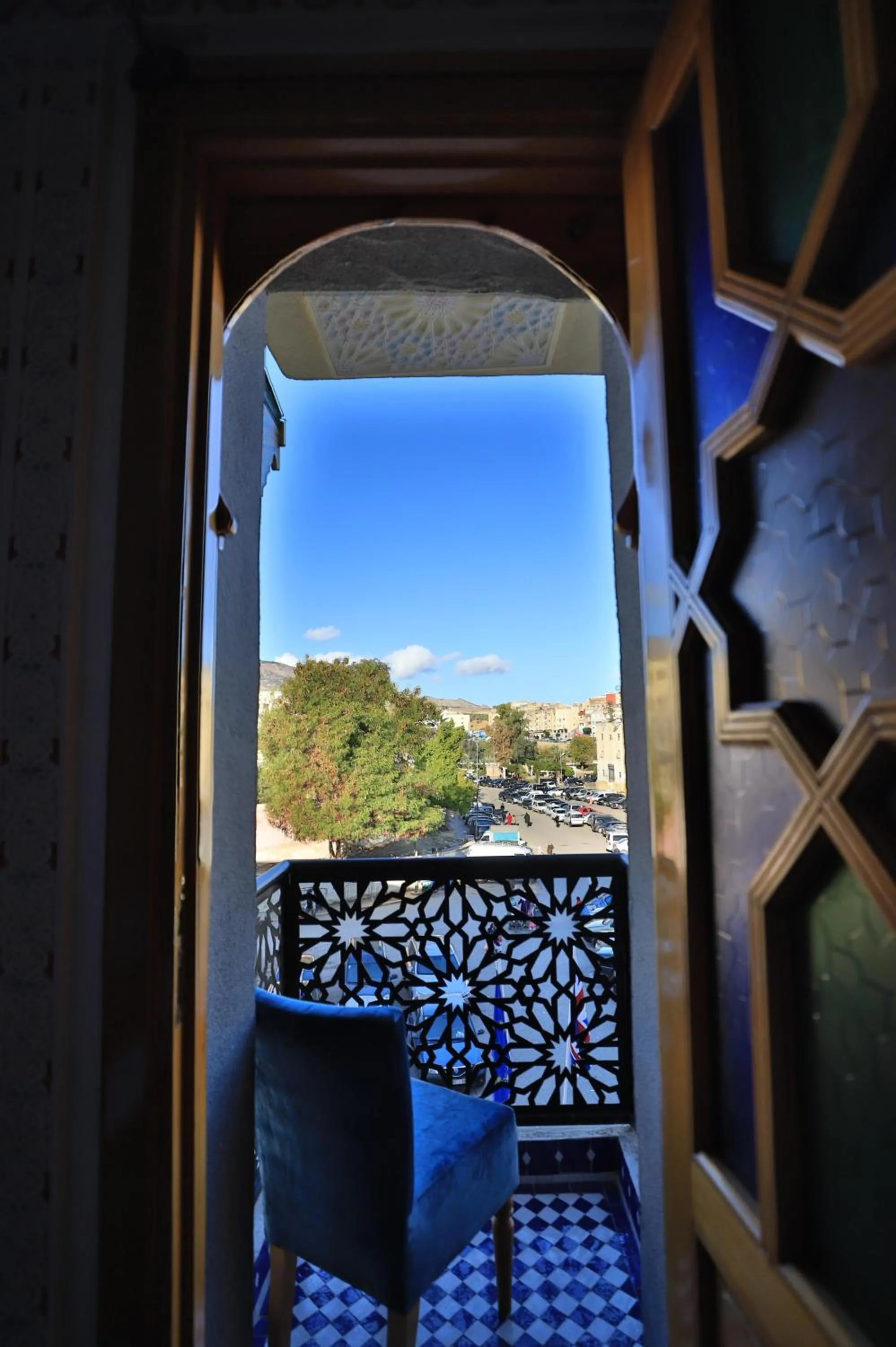 Balcony/Terrace in Hotel & Ryad DALILA