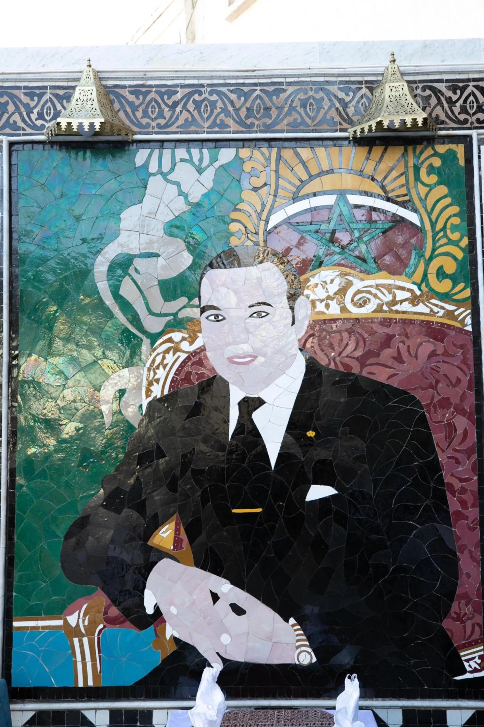 Decorative detail in Hotel & Ryad DALILA