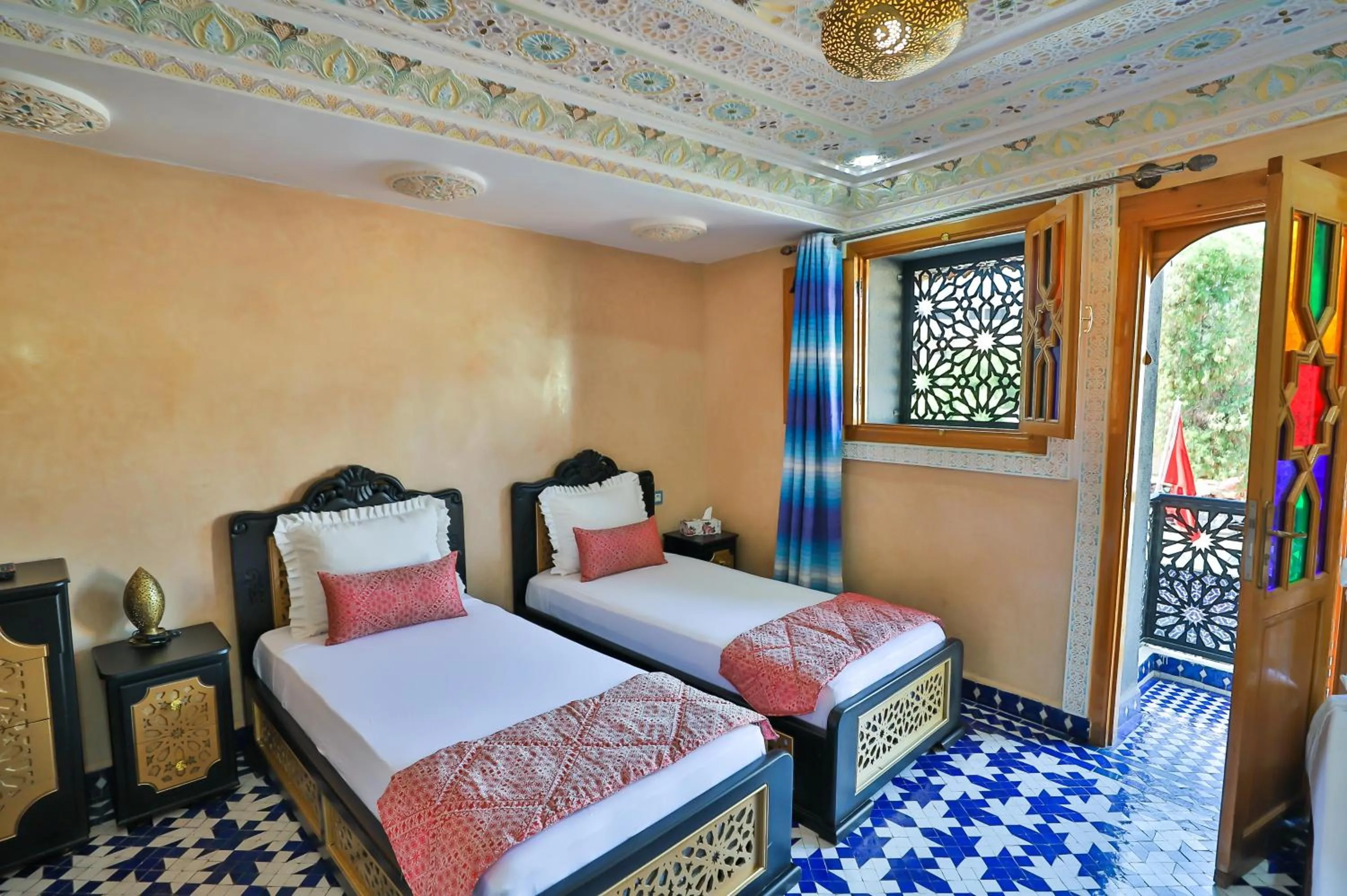 Bed in Hotel & Ryad DALILA