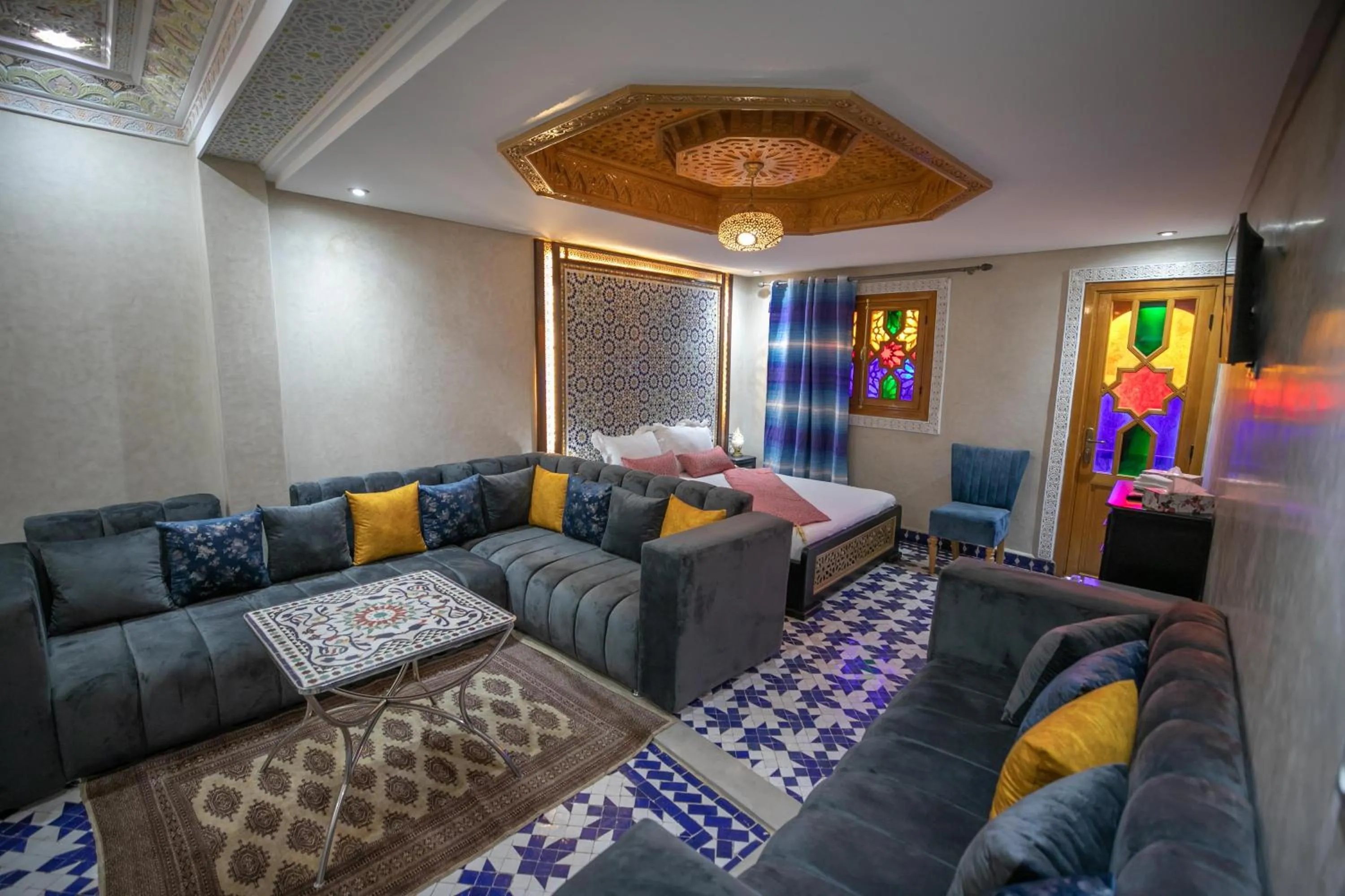 Bed in Hotel & Ryad DALILA