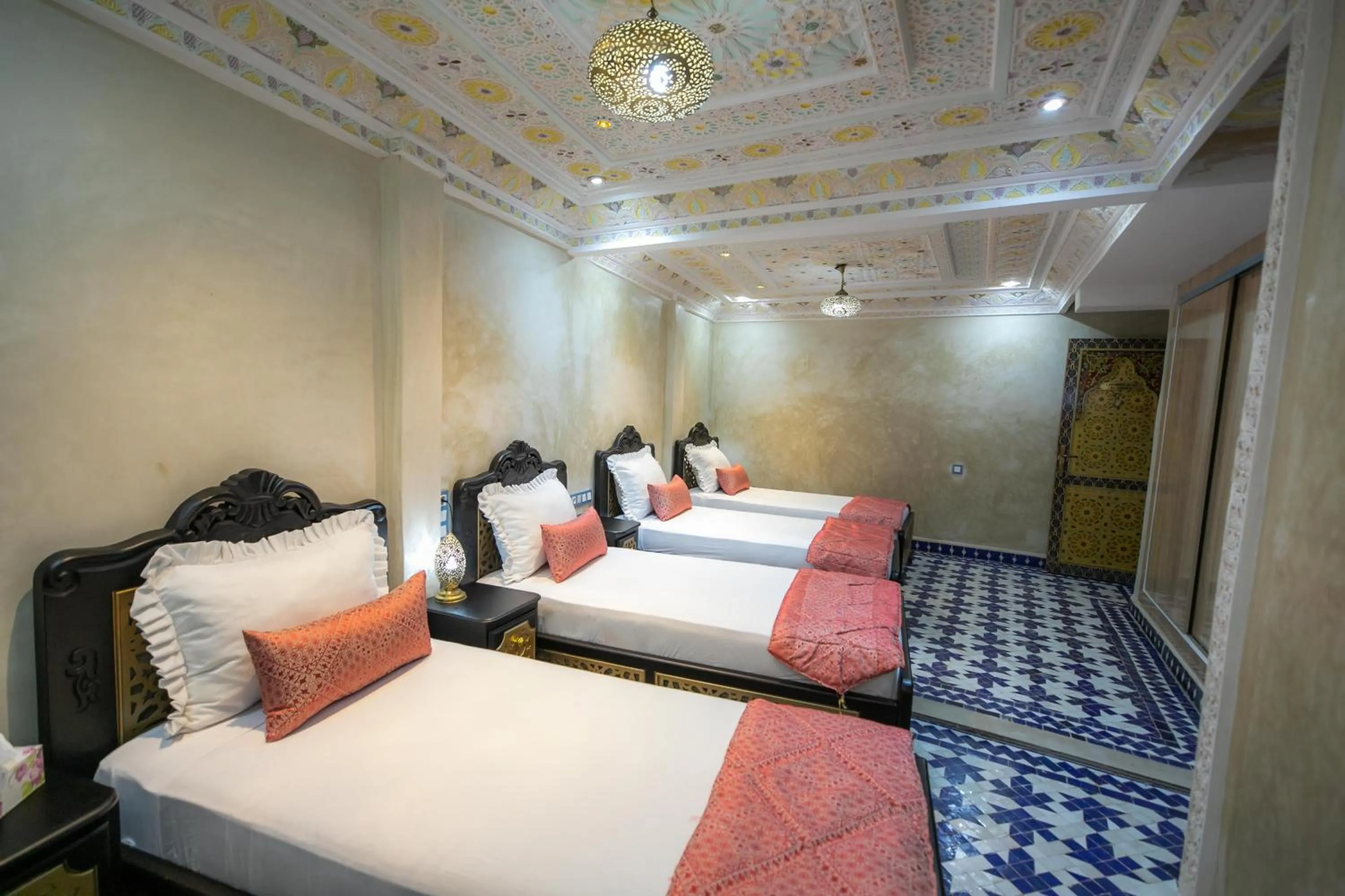 Bed in Hotel & Ryad DALILA