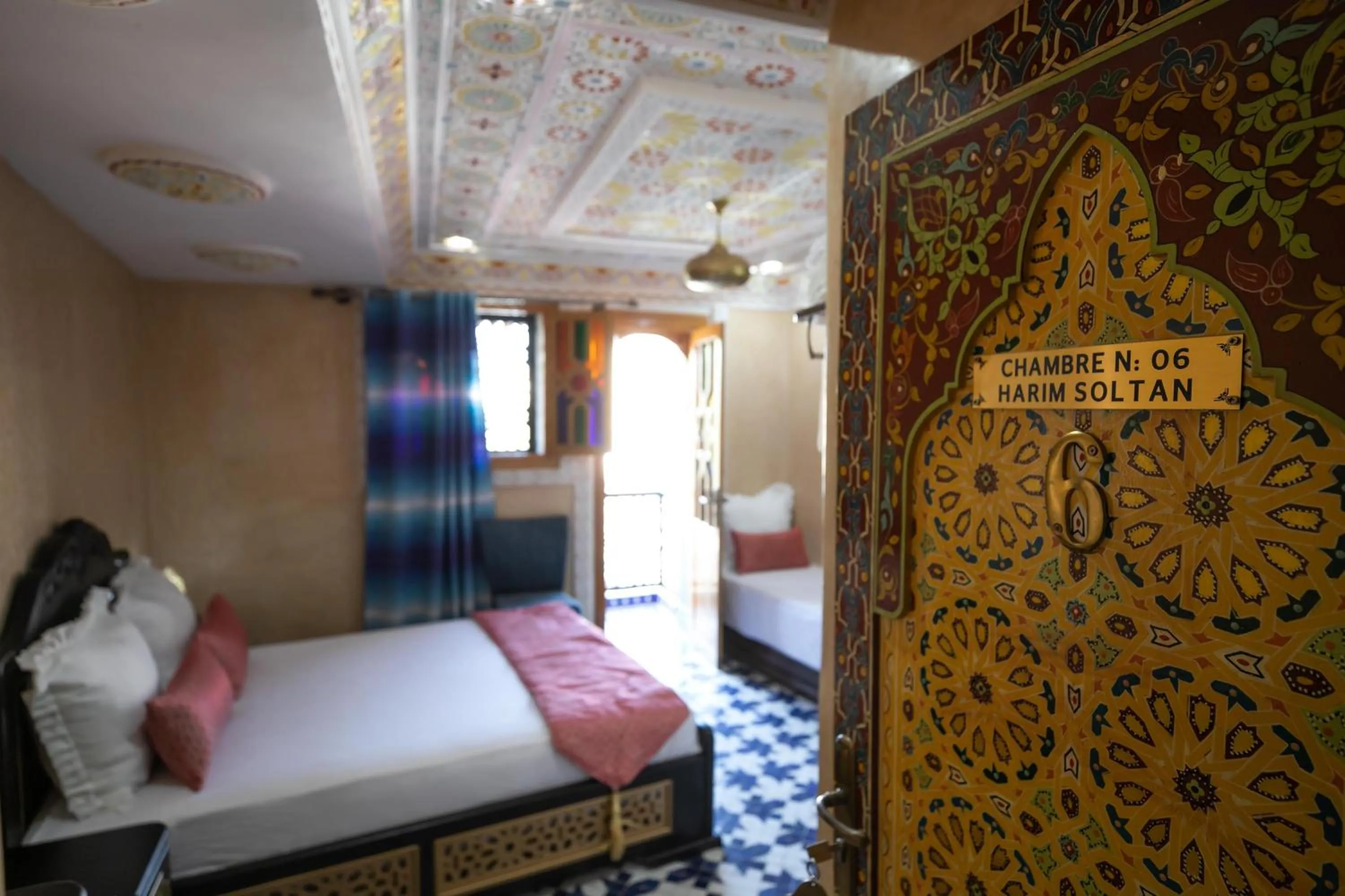 Bed in Hotel & Ryad DALILA