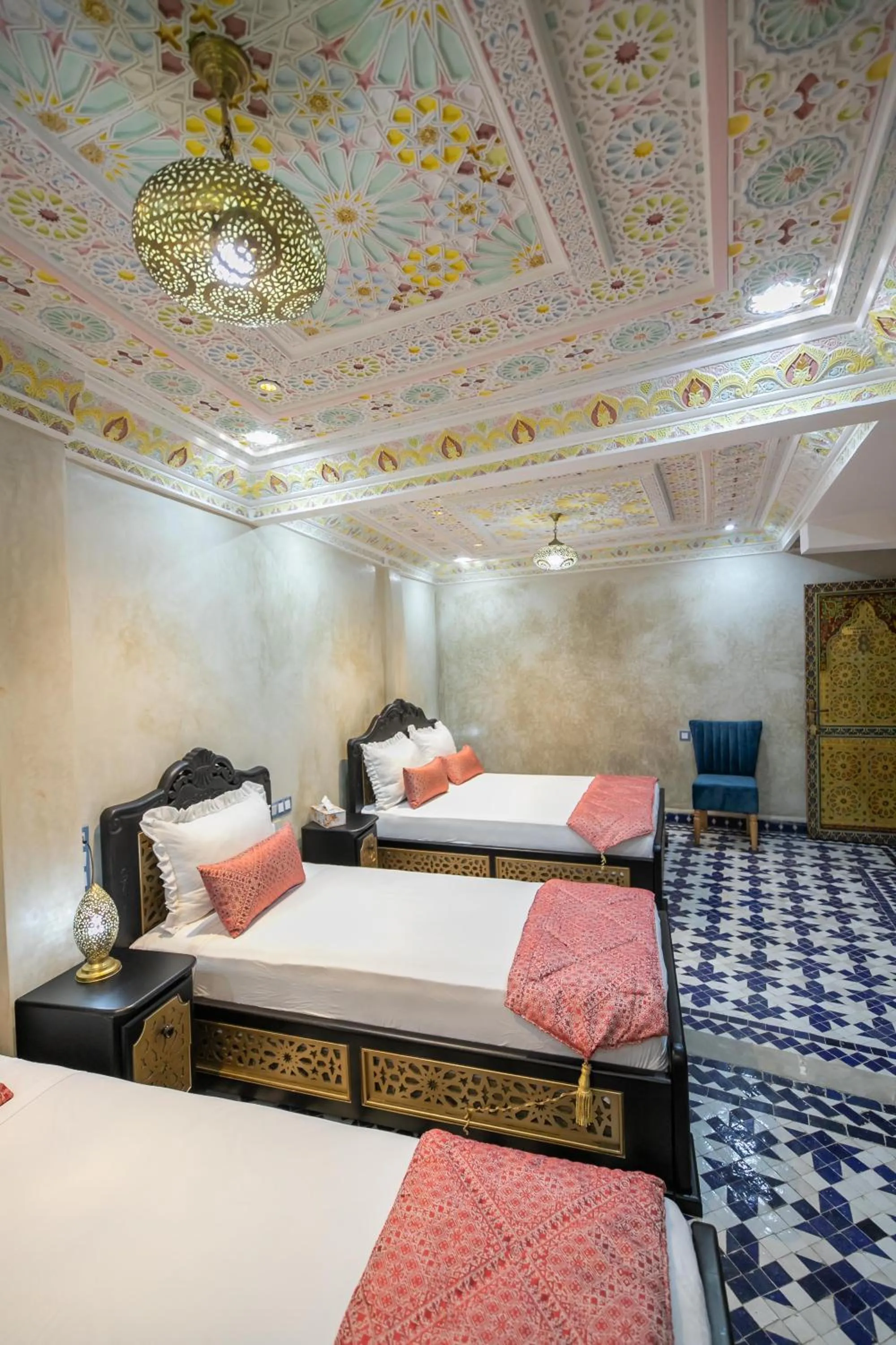 Bed in Hotel & Ryad DALILA