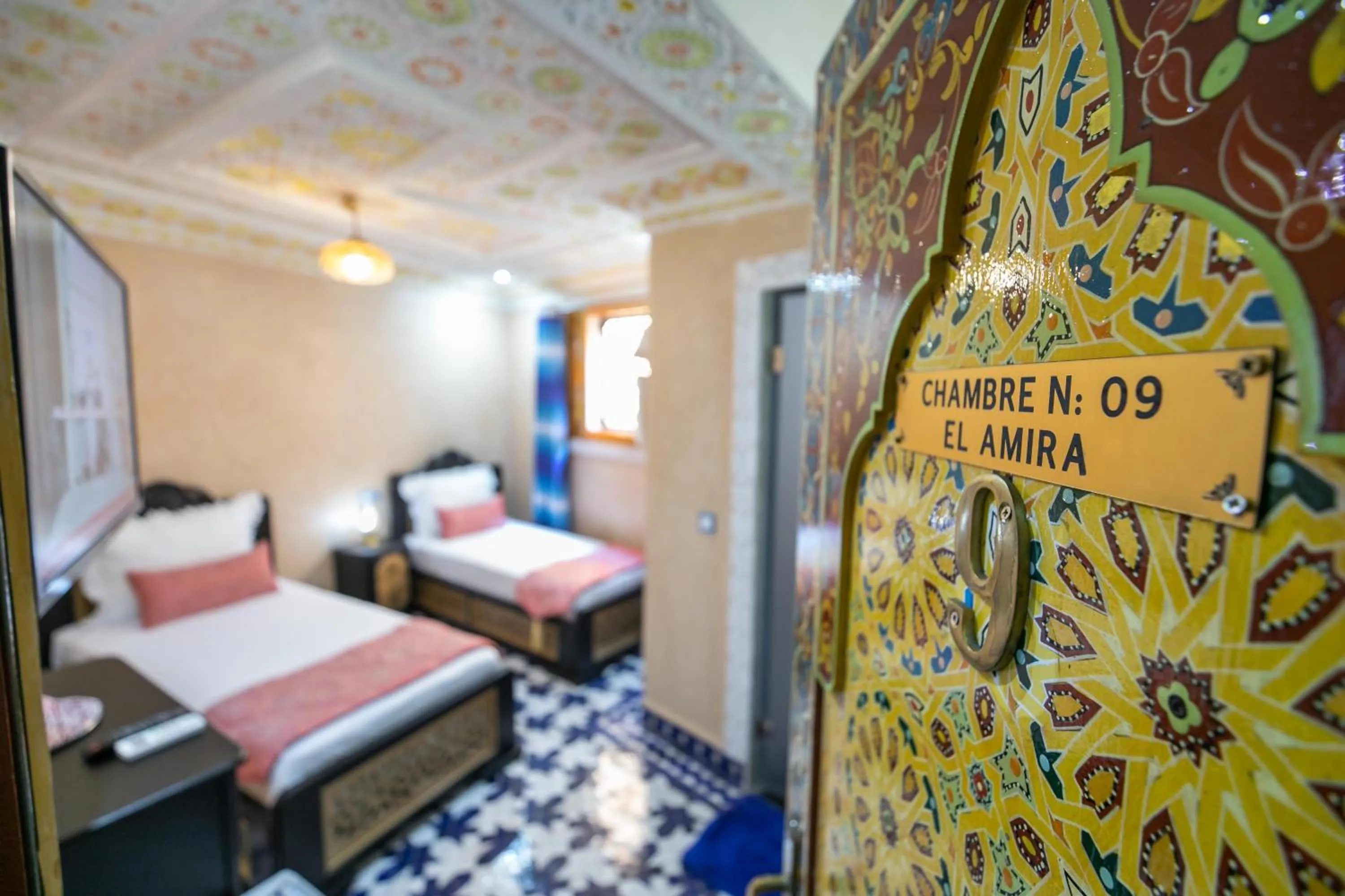 Bed in Hotel & Ryad DALILA