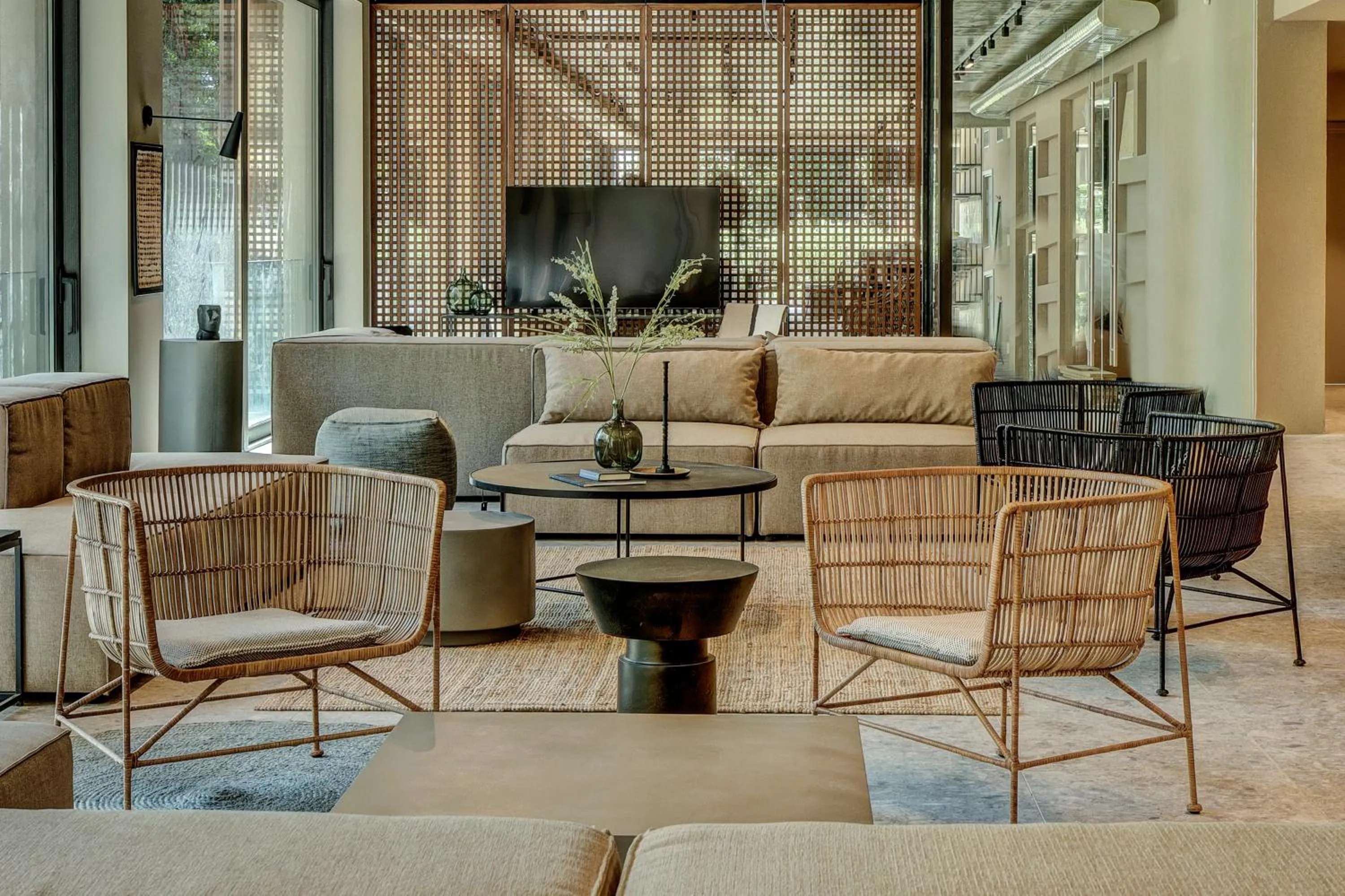 Lobby or reception in Umani Hotel - Free Beach - Free Parking