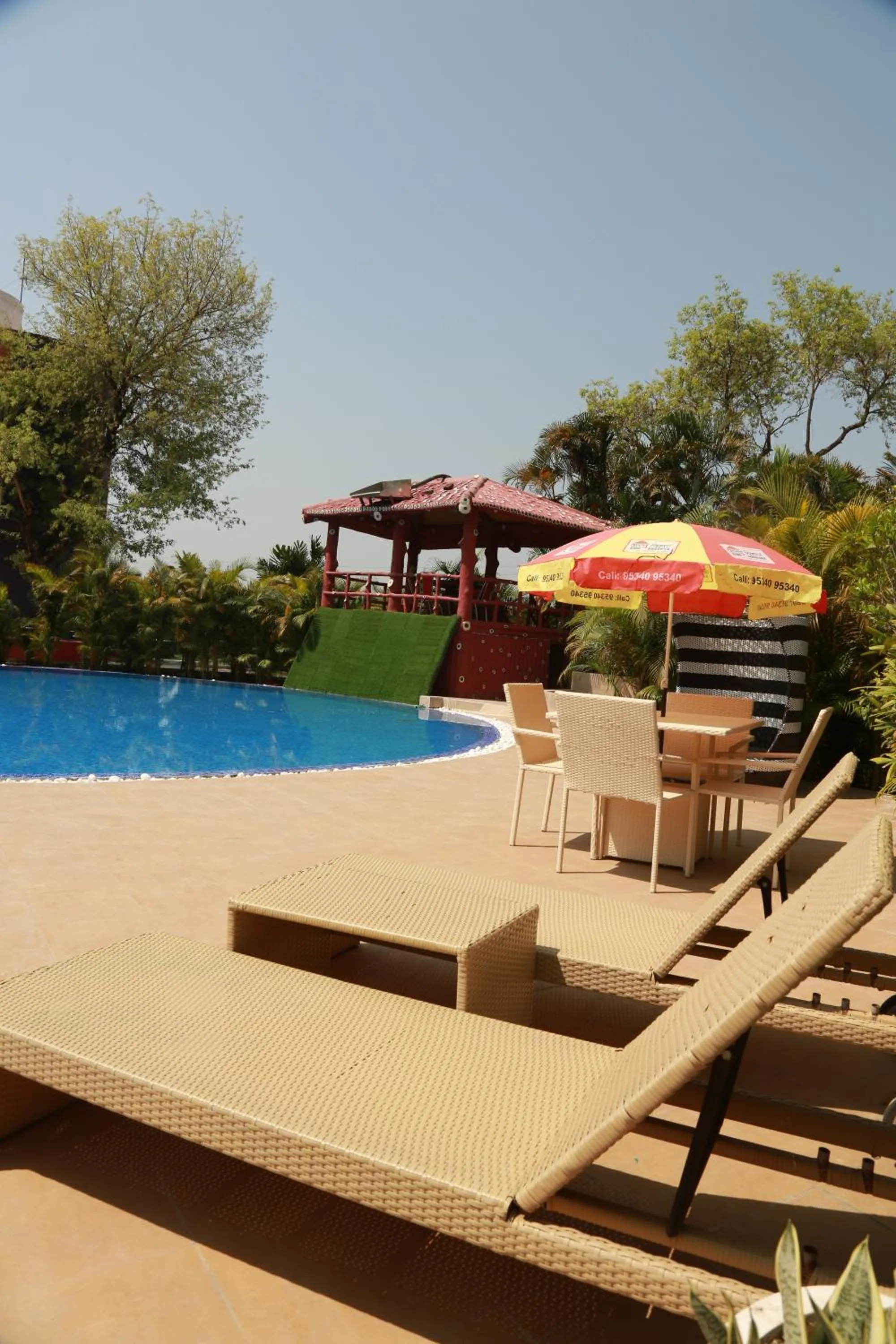 Swimming pool in Sambodhi Retreat