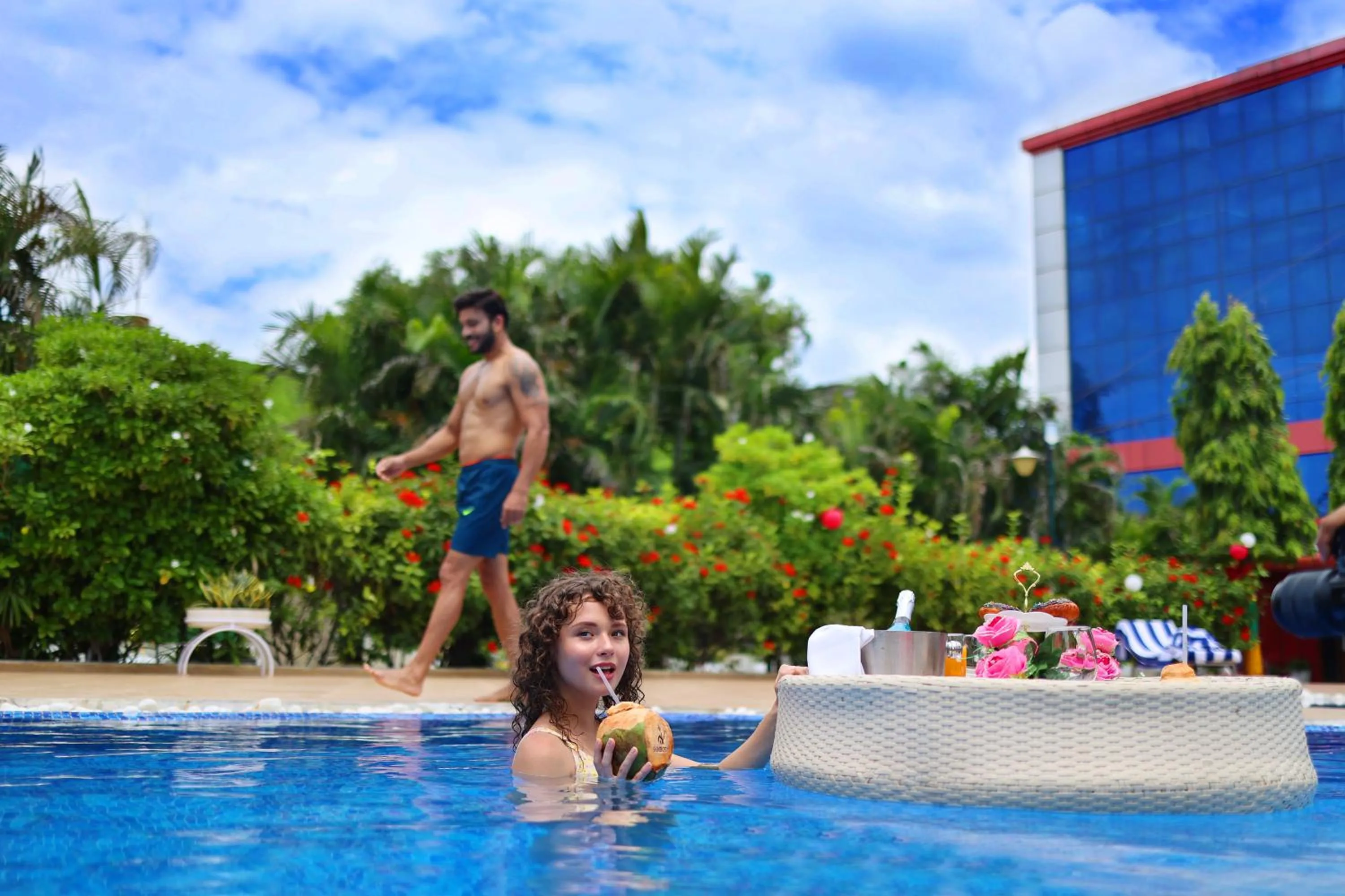Swimming pool in Sambodhi Retreat