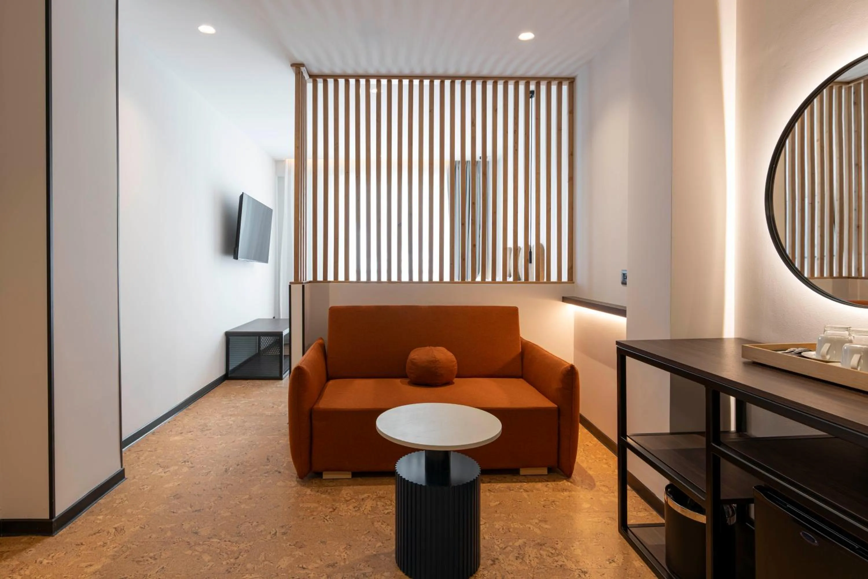 Seating area in PAREA Athens