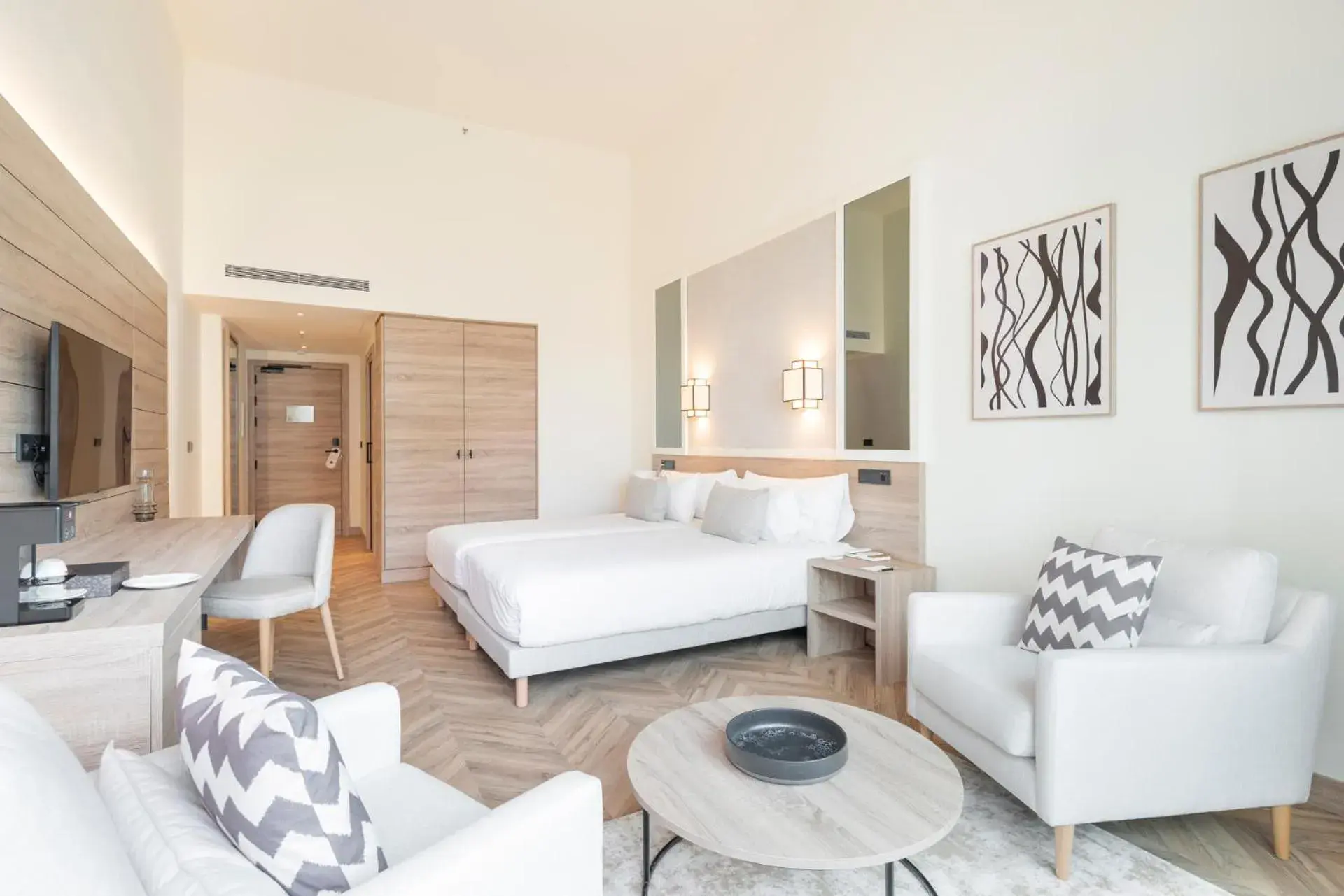 Double or Twin Room with Side Sea View in Attica21 Vigo 4 Superior Double or Twin Room with Side Sea View in Attica21 Vigo 4 Superior