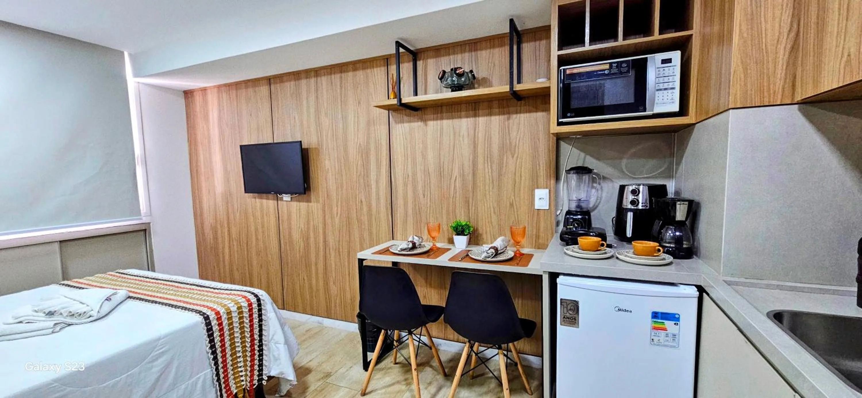 Coffee/tea facilities, Bed in Flats Bauten Cabo Branco