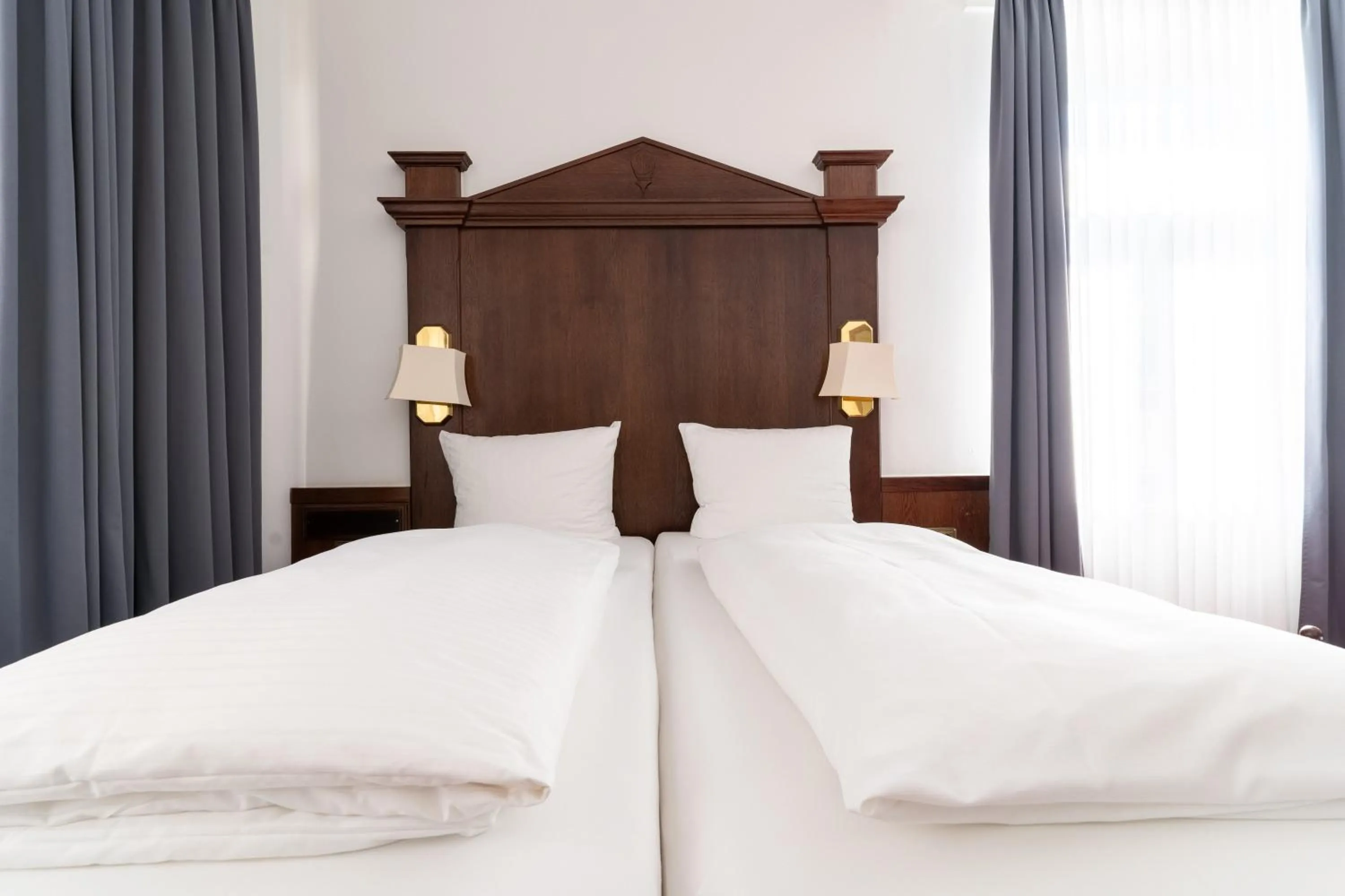 Bed in Hotel zum Ritter