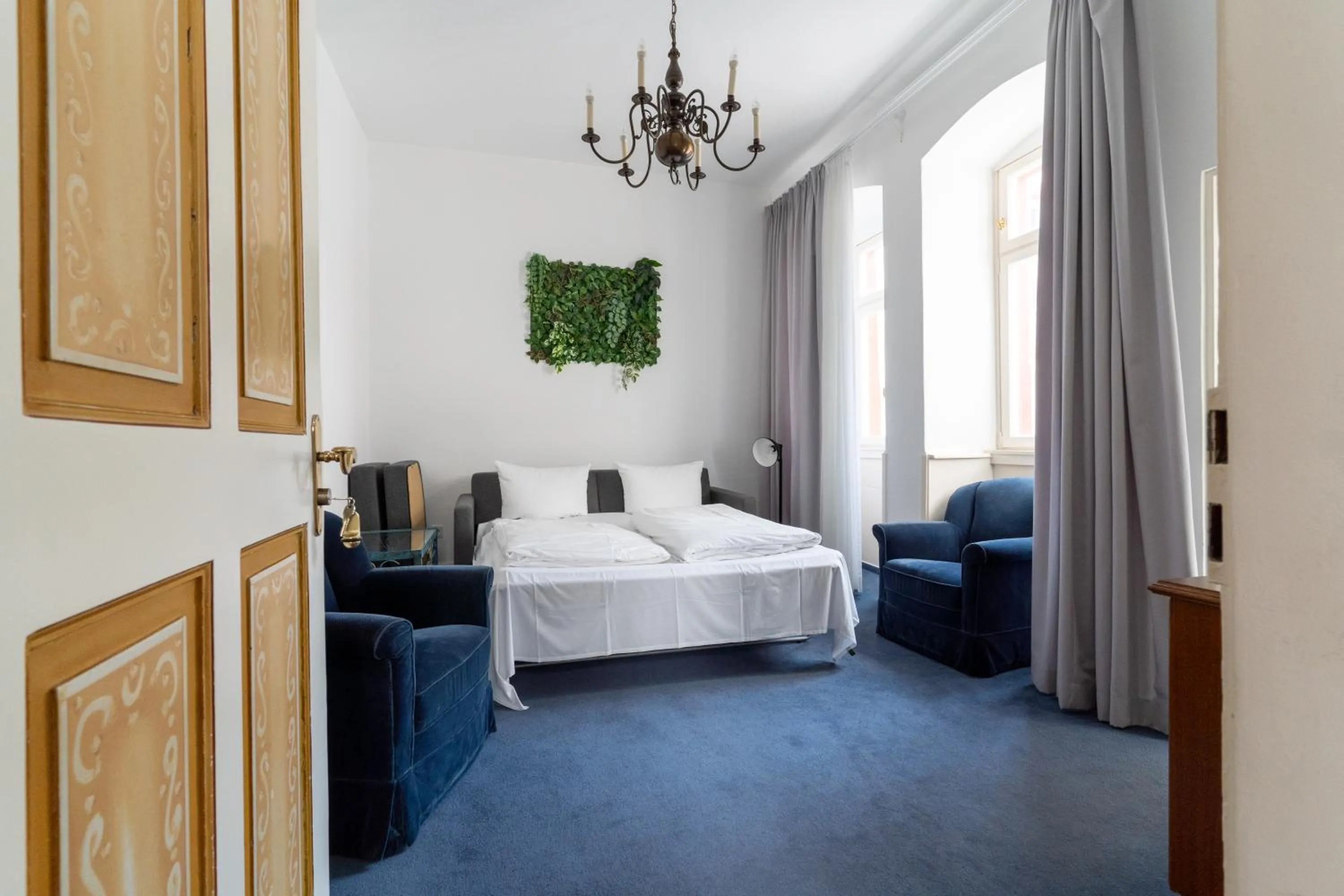 Bed in Hotel zum Ritter